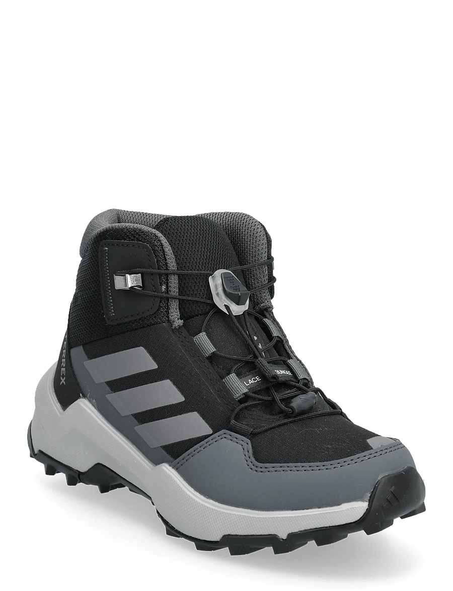 adidas Terrex - TERREX AX4R MID SL K - tursko - cblack/grefou/greysix - 0