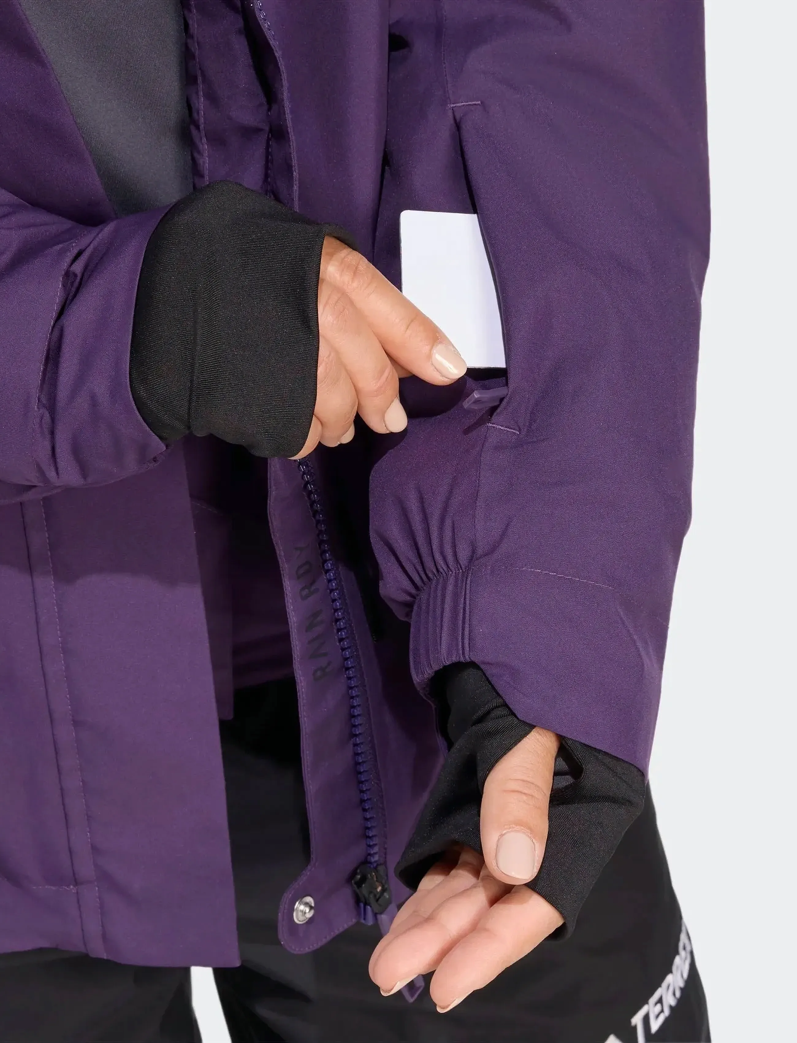 adidas Terrex - W MT 2L INS JKT - skitøj - aurplu - 2