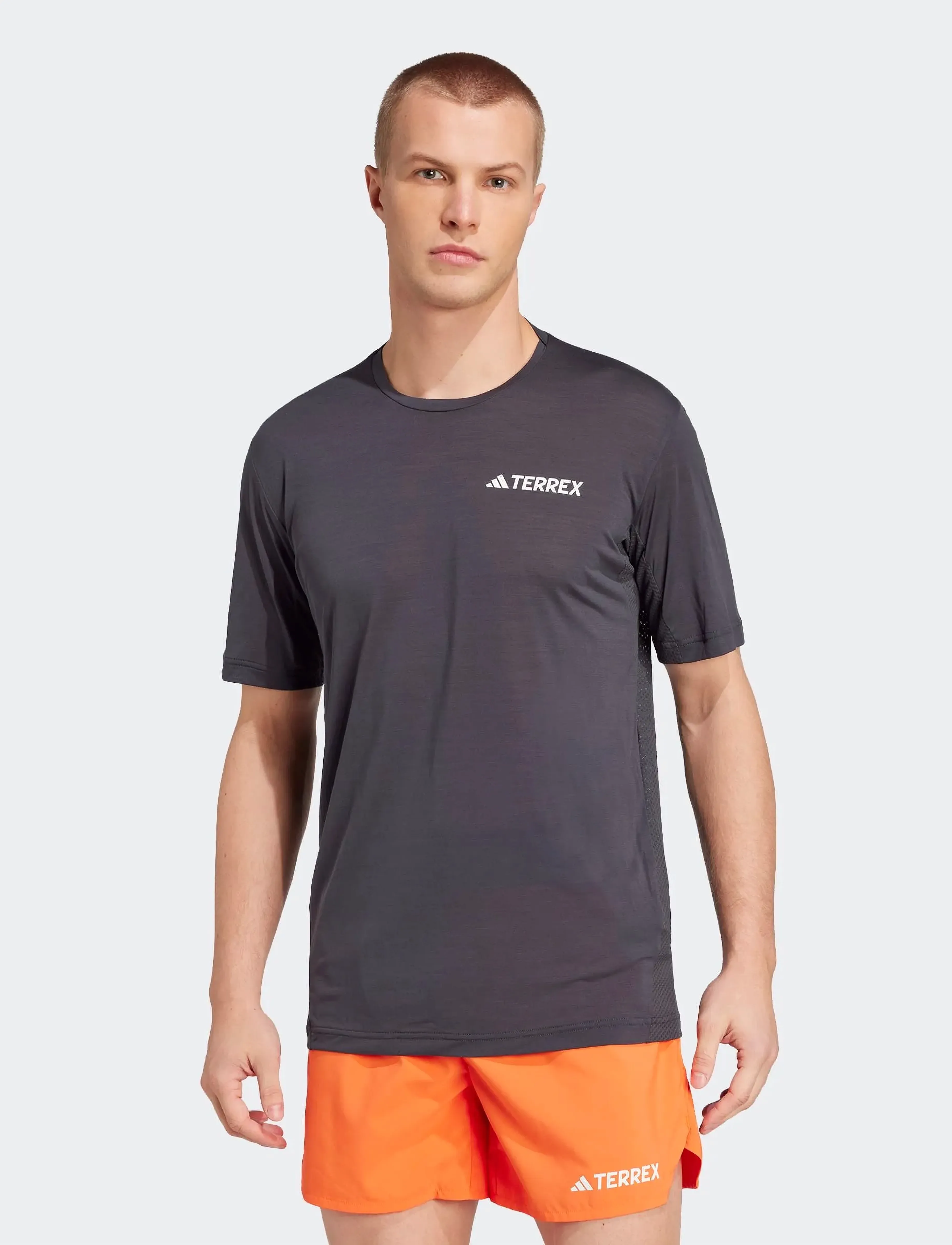 adidas Terrex - XPR TEE - t-shirts - carbon - 5