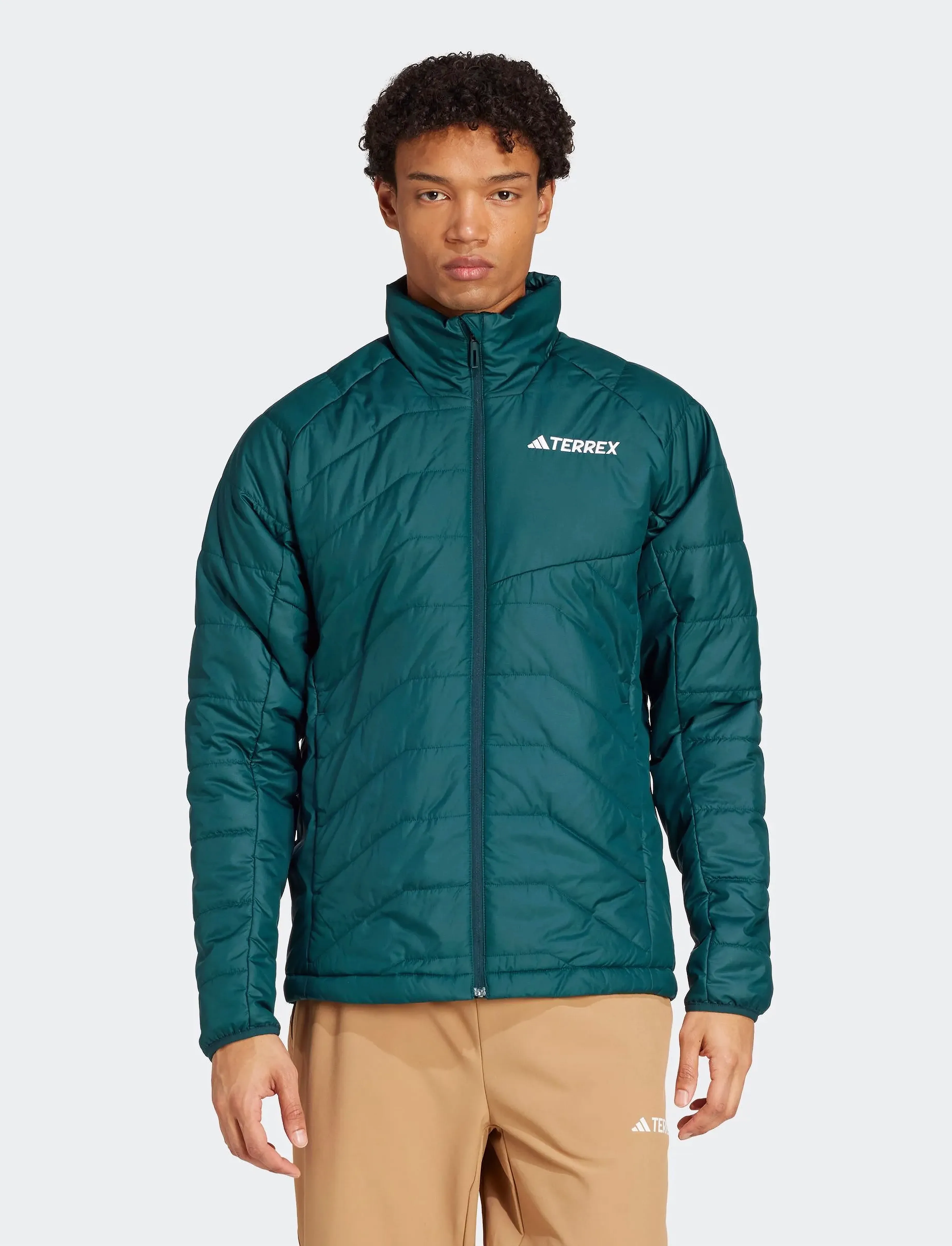 adidas Terrex Mt Ins Jkt, M, Sport Jackets, Rosa - Padded Männerswear