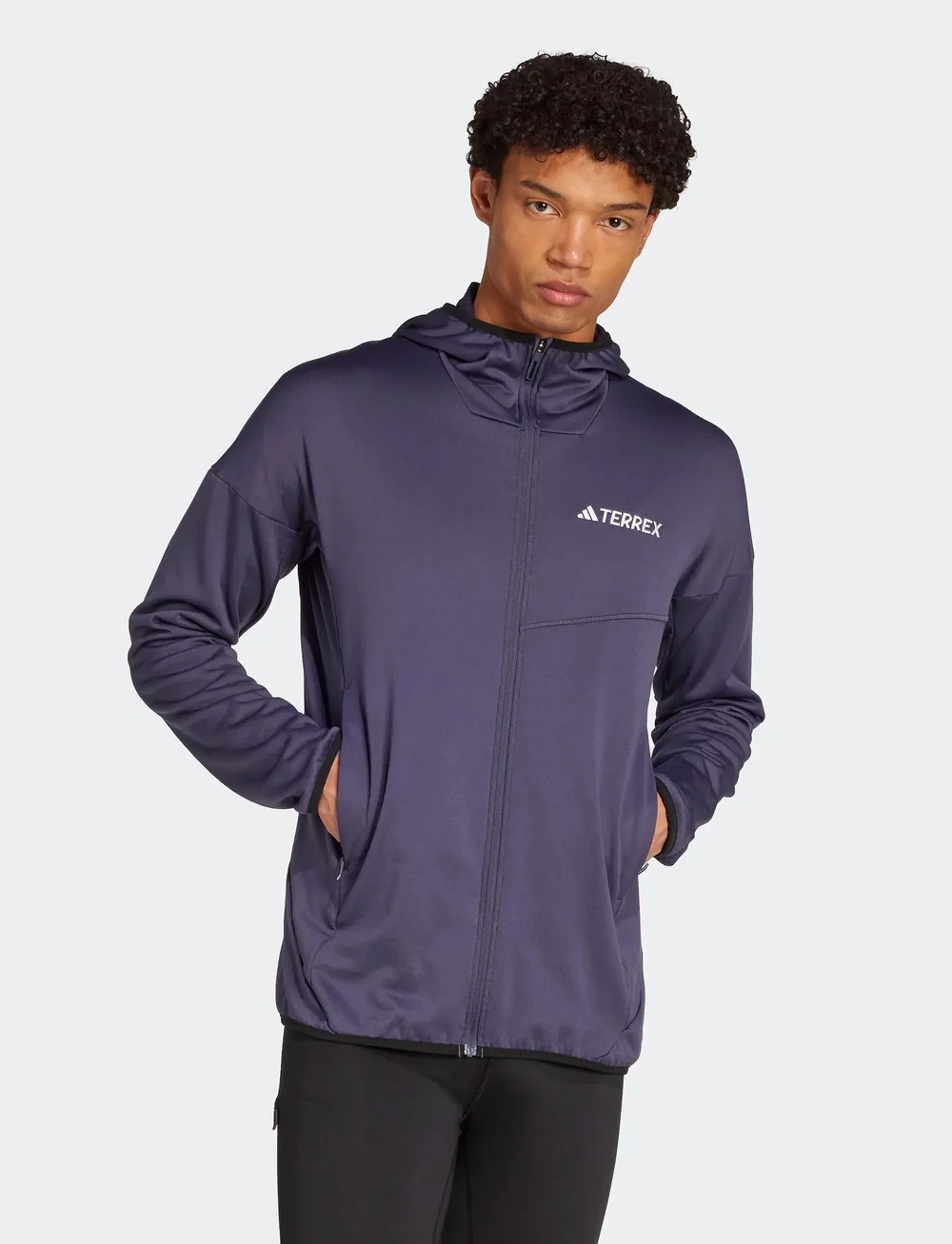 adidas Terrex - XPR LT FL H J - fleece & midlayer - shanav - 0