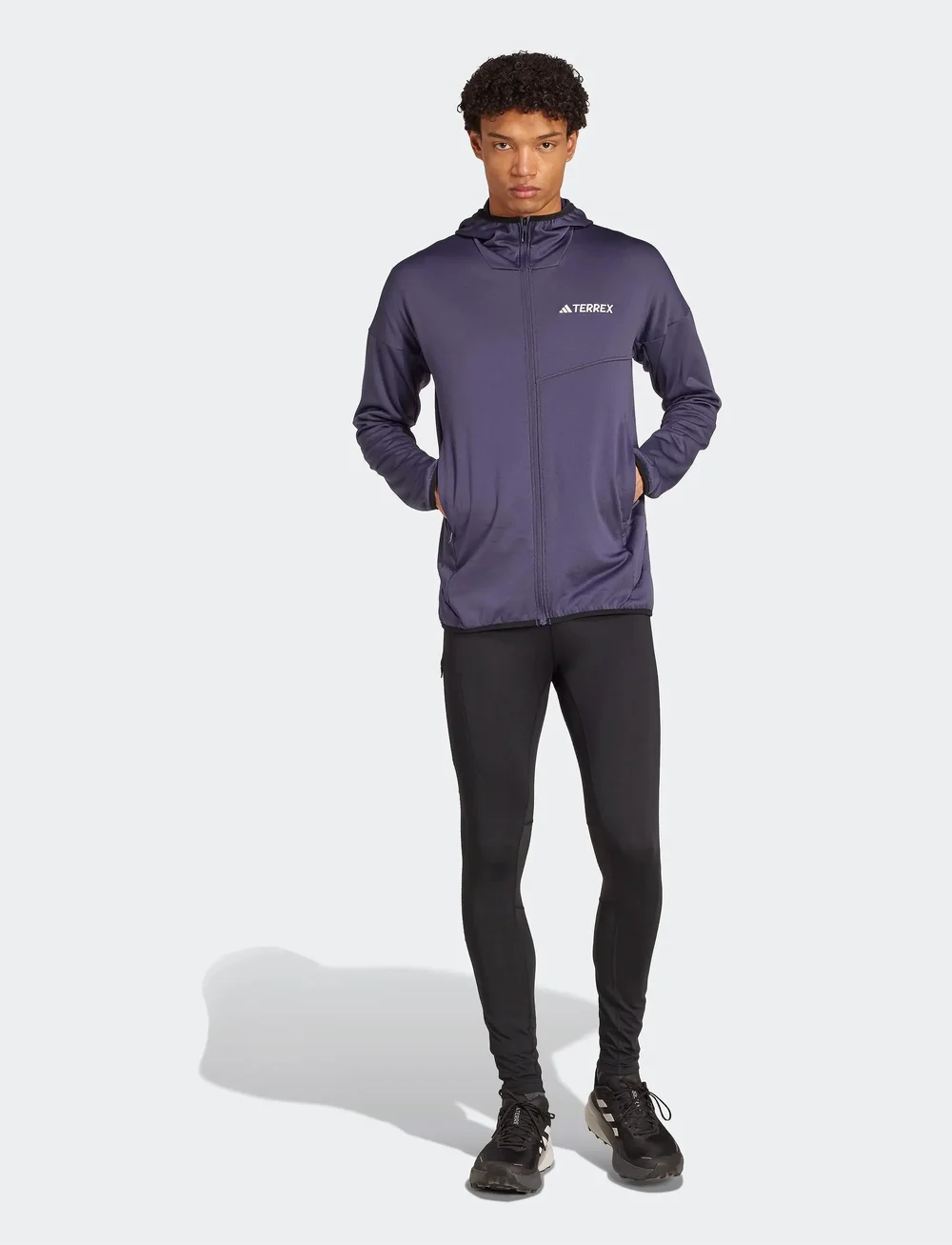 adidas Terrex - XPR LT FL H J - fleece & midlayer - shanav - 4