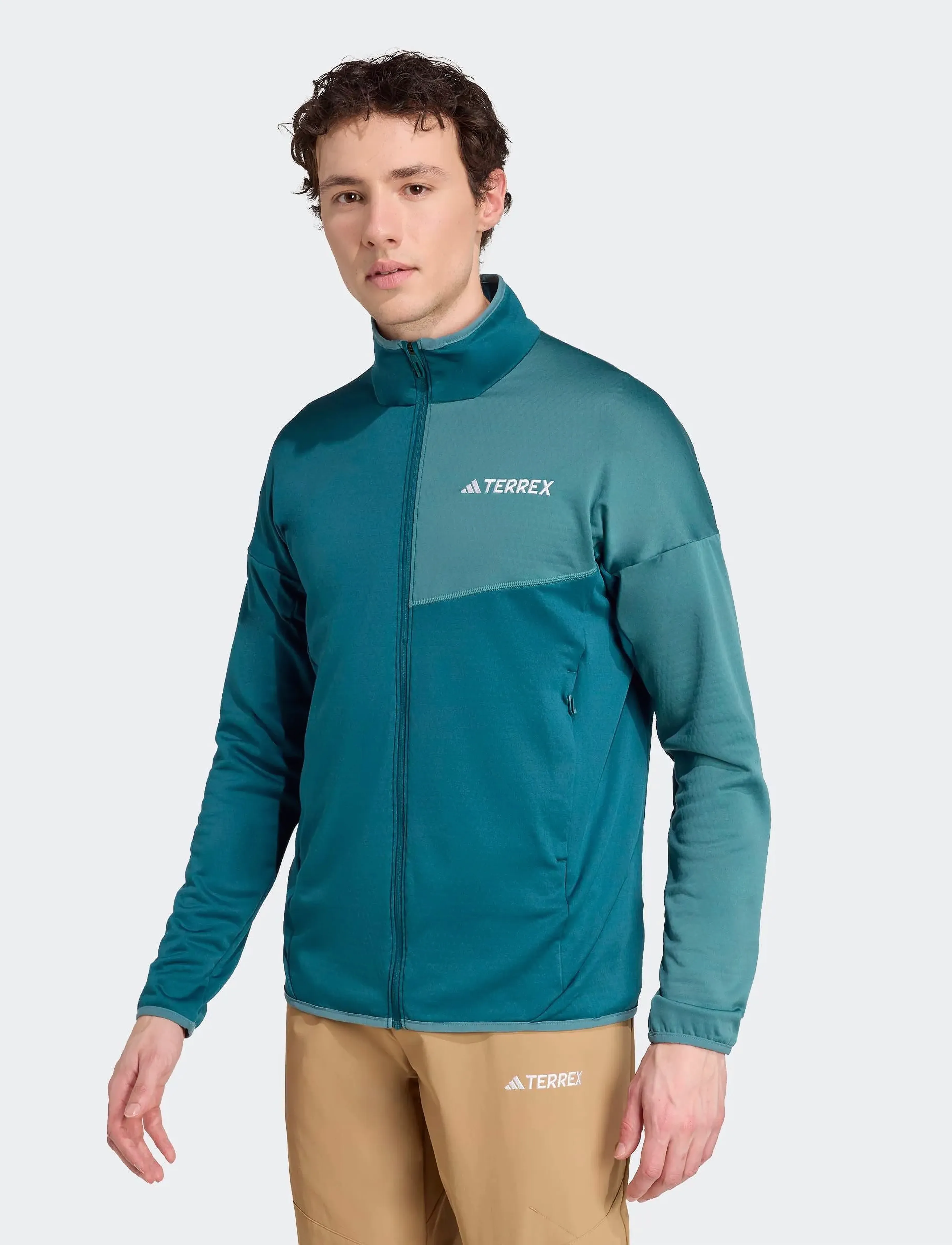 adidas Terrex - XPR LT FL J - fleece - mysgrn - 5