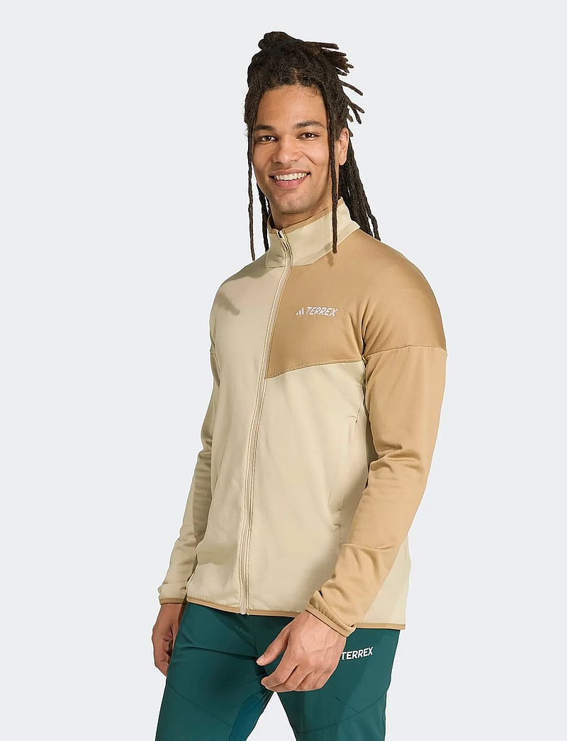 adidas Terrex - XPR LT FL J - flíspeysur og millilög - savann - 0
