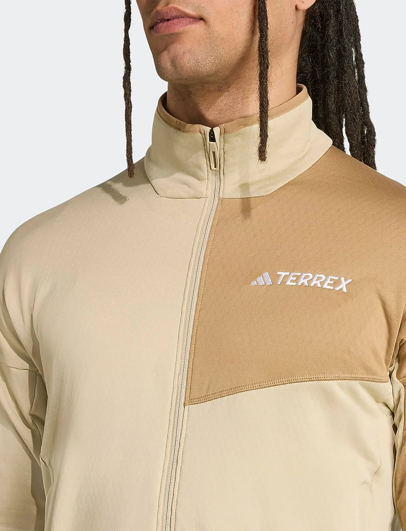 adidas Terrex - XPR LT FL J - flíspeysur og millilög - savann - 4