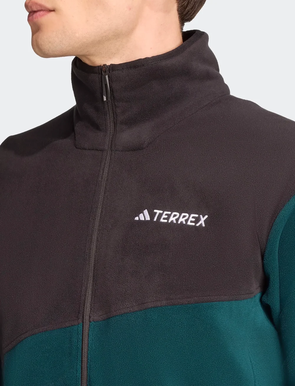 adidas Terrex - MT FZ FLEECE - fleece & midlayer - aurivy/black - 3