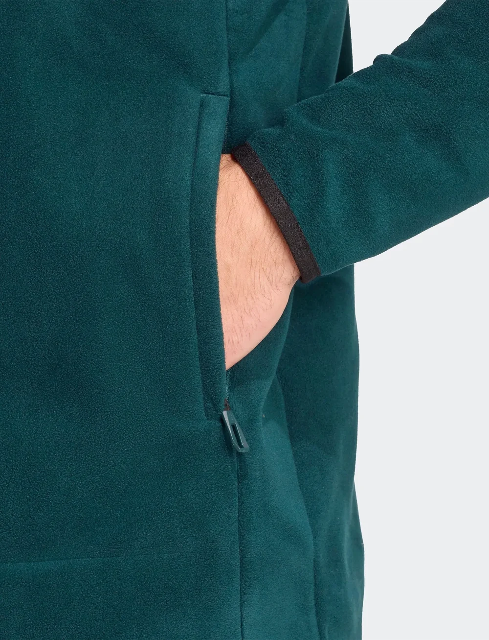 adidas Terrex - MT FZ FLEECE - fleece & midlayer - aurivy/black - 4