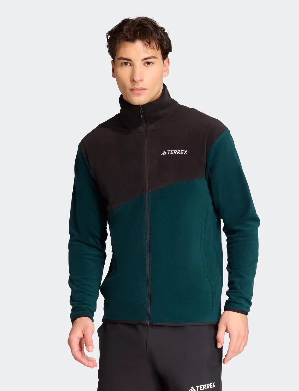 adidas Terrex - MT FZ FLEECE - fleece & midlayer - aurivy/black - 5