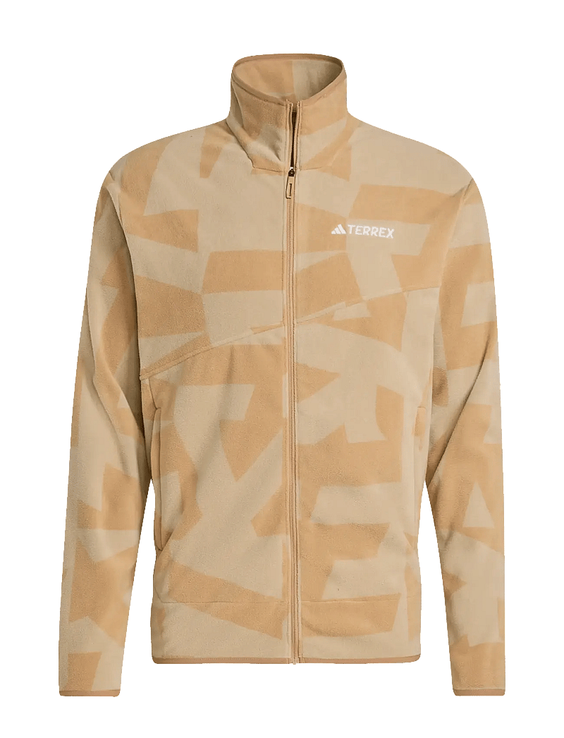 adidas Terrex - MT AOP FZ FL - fleece & midlayer - cardbo/blacar - 1