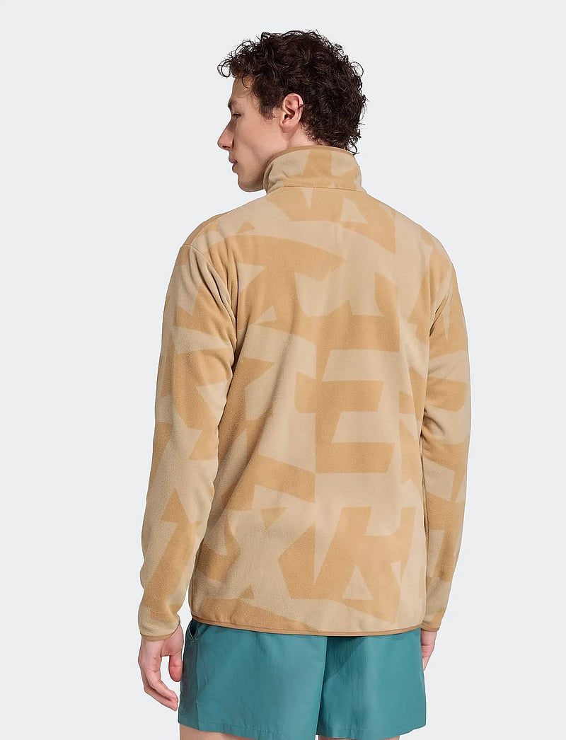 adidas Terrex - MT AOP FZ FL - fleece & midlayer - cardbo/blacar - 2