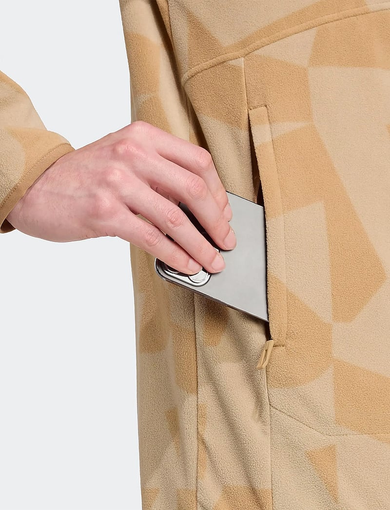 adidas Terrex - MT AOP FZ FL - fleece & midlayer - cardbo/blacar - 3