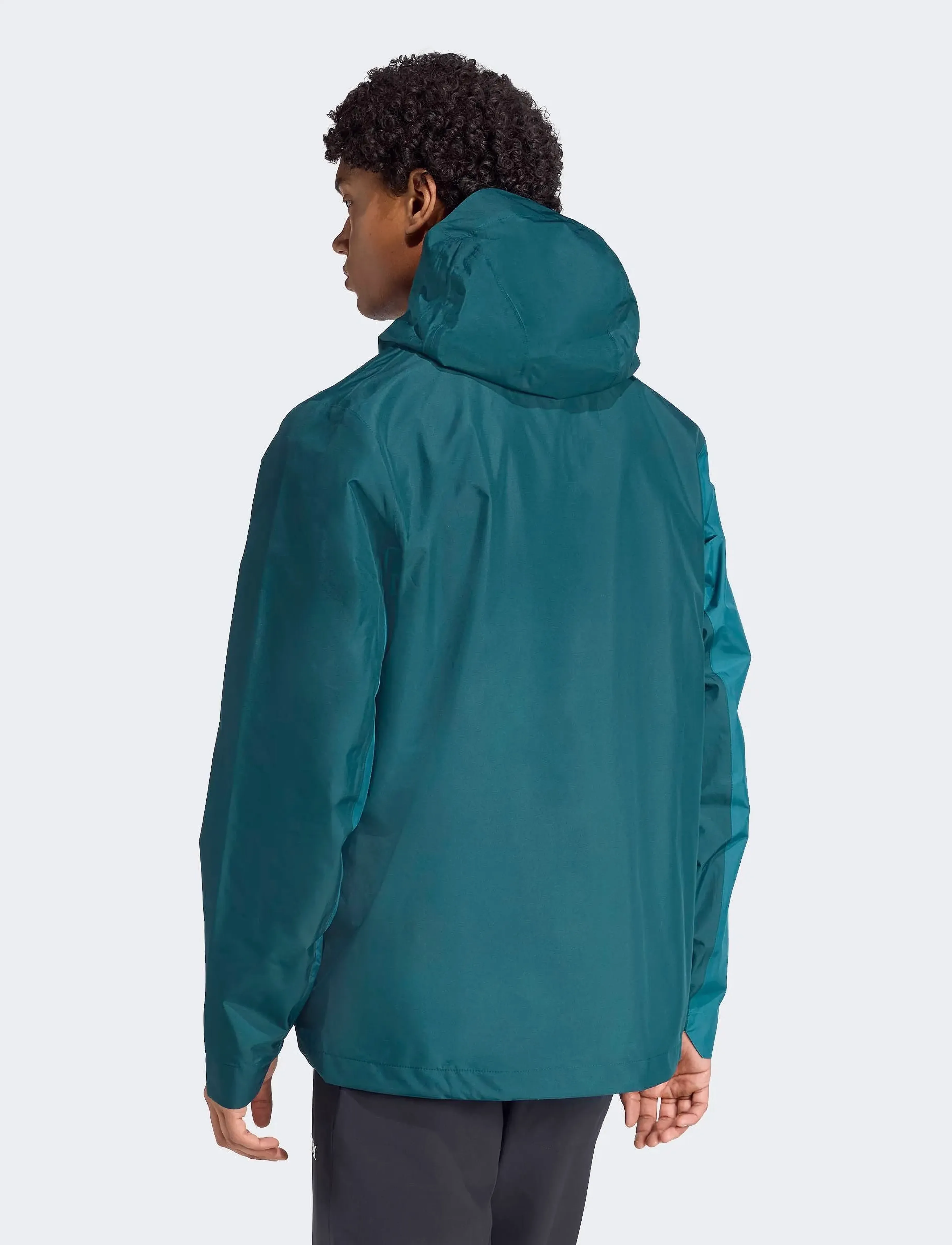 adidas Terrex - MULTI 2.5L R J - friluftsjakker - mysgrn/aurivy - 3