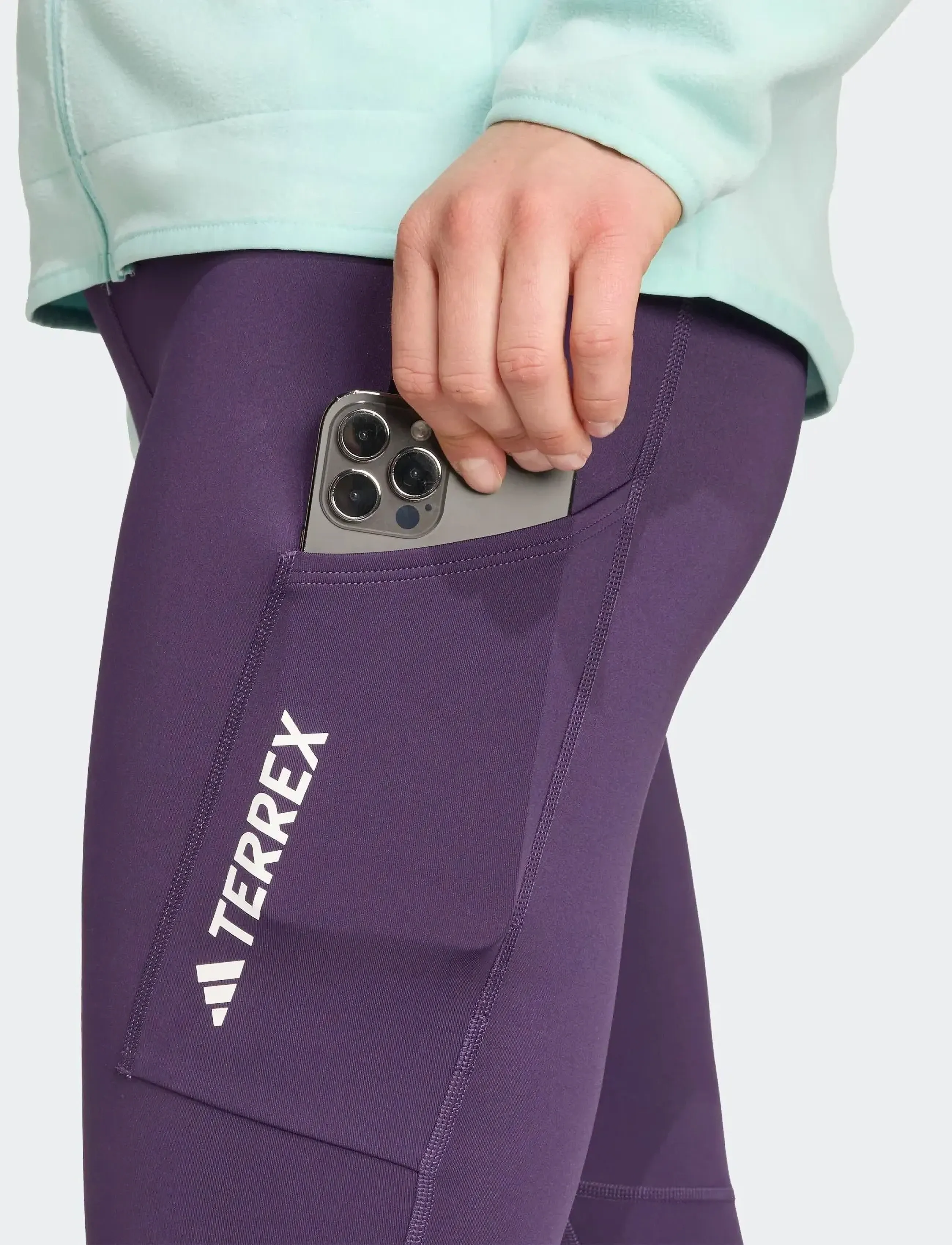 adidas Terrex - W MT TIGHTS - volle länge - aurplu - 4