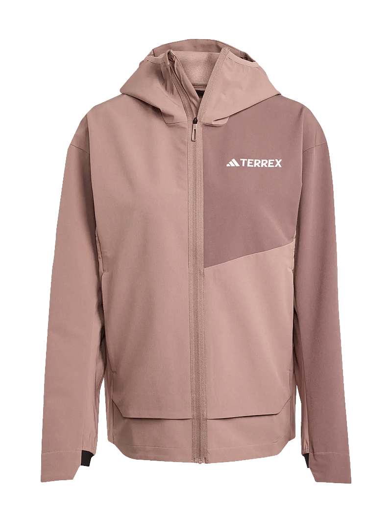 adidas Terrex - W MT SOSH JA - friluftsjakker - trabrn - 1