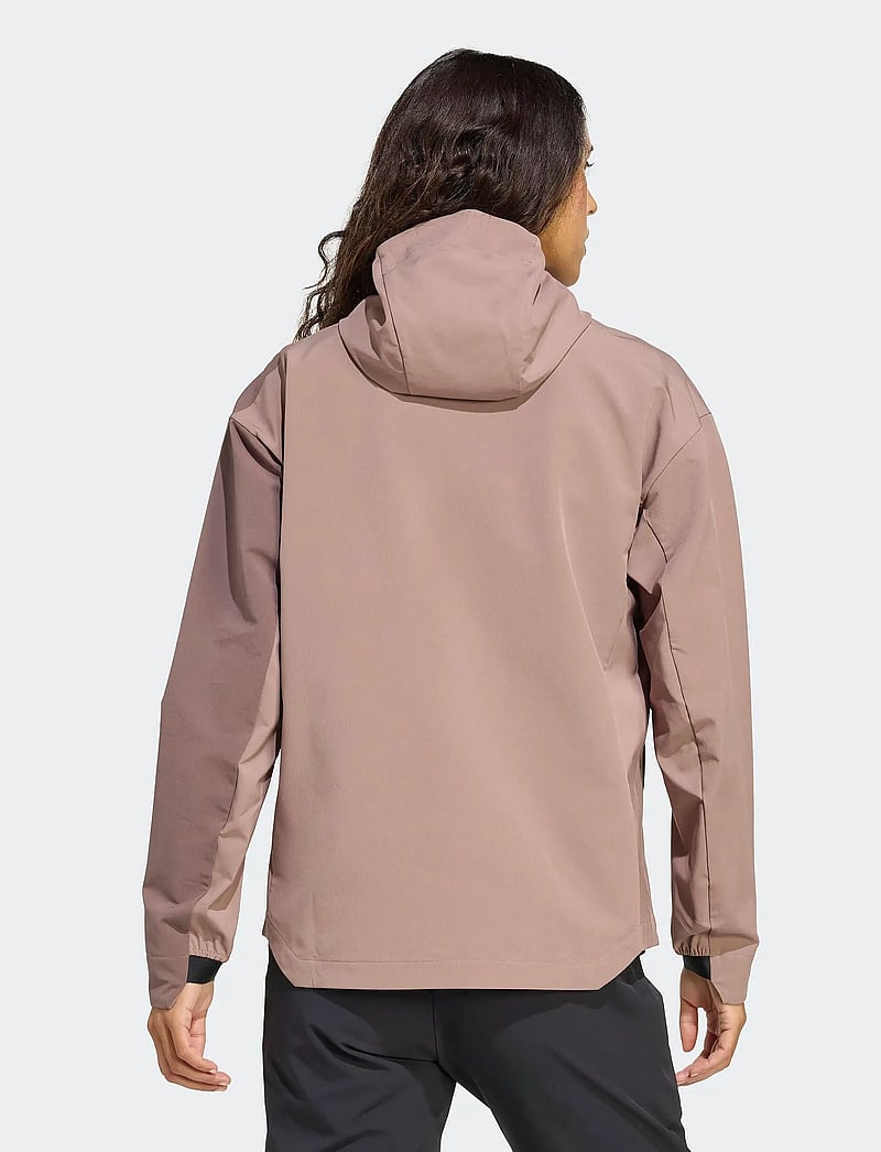 adidas Terrex - W MT SOSH JA - friluftsjakker - trabrn - 3