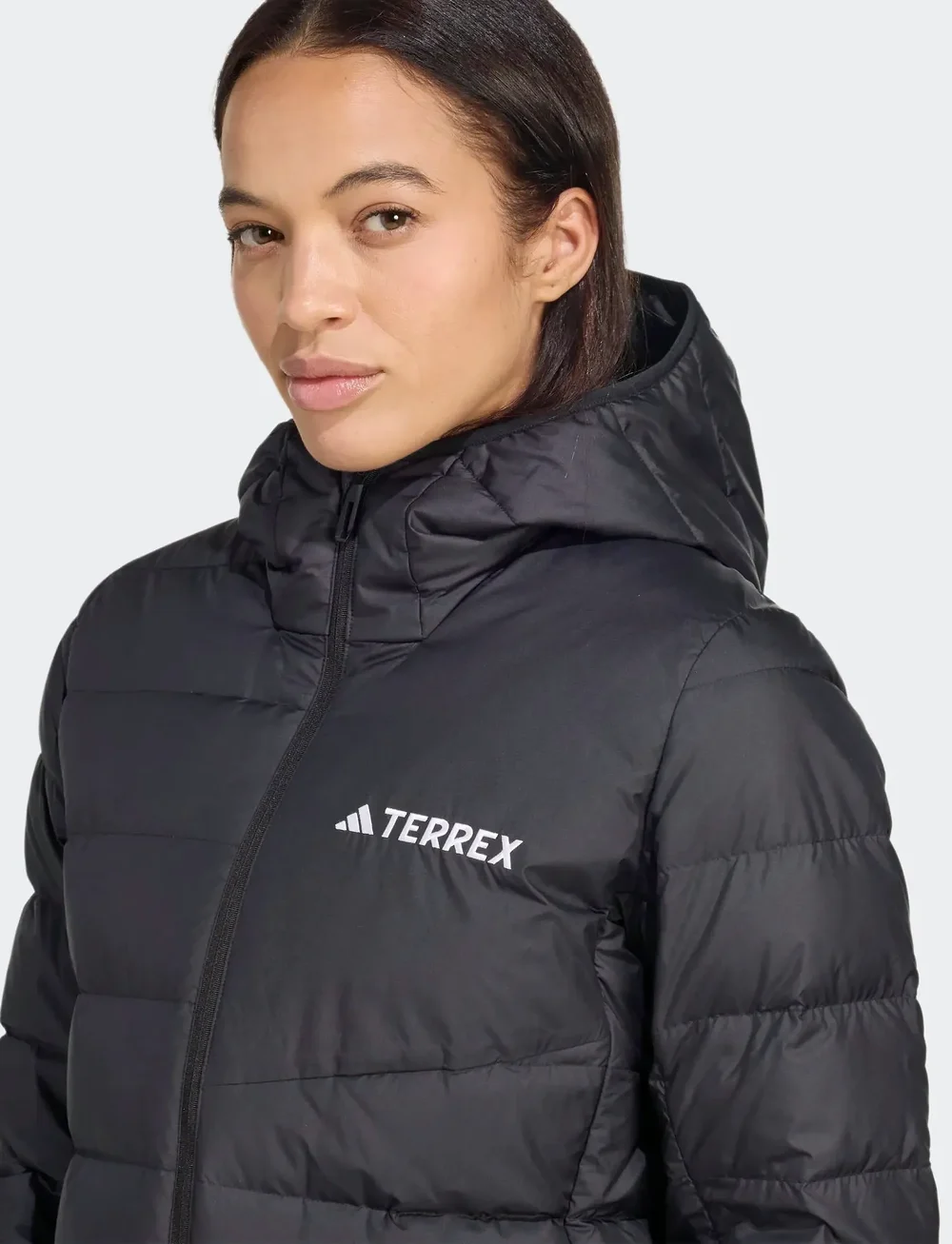 adidas Terrex - W MT DOWN PARKA - dunjakker - black - 2