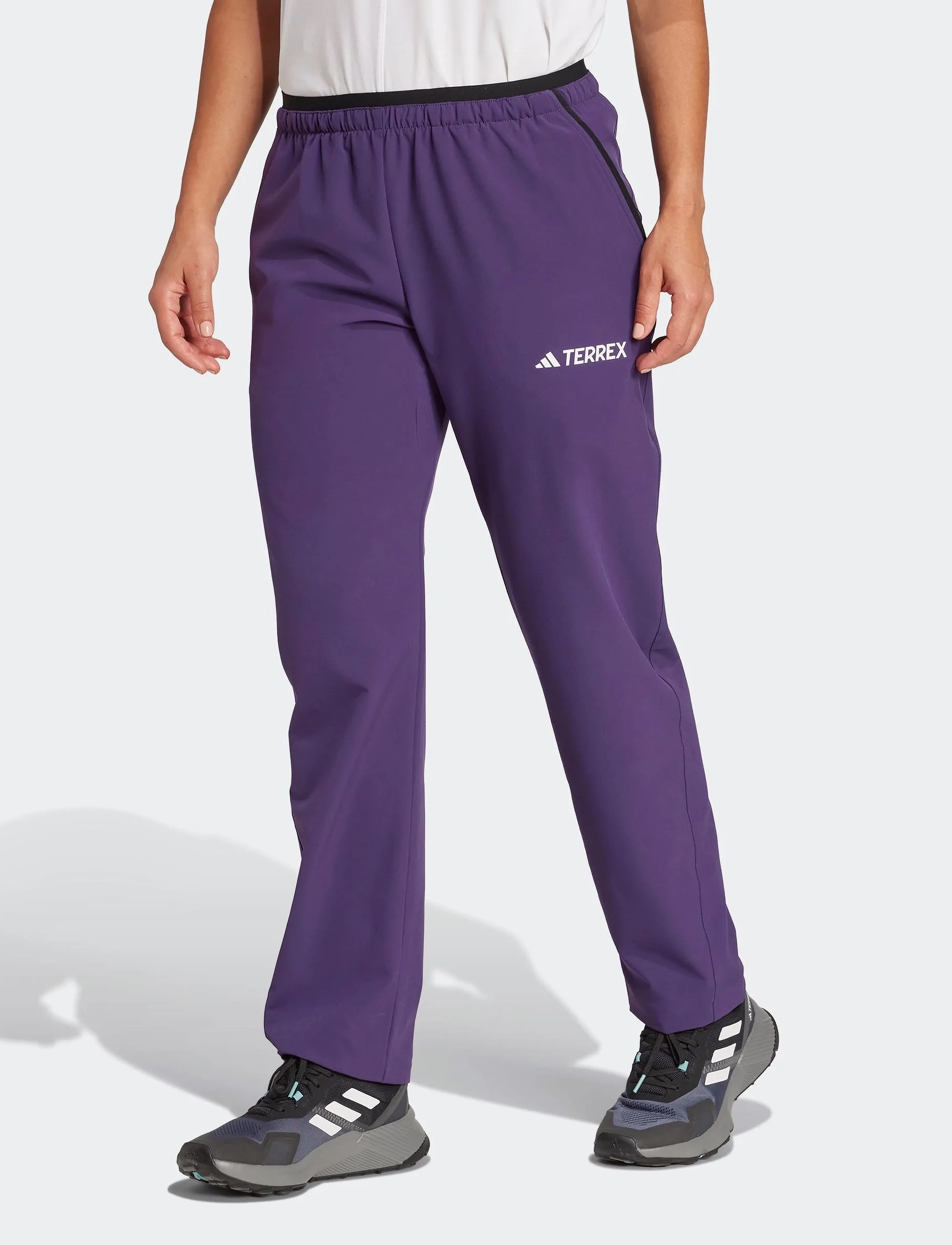 adidas Terrex W Mt Liteflex P, Kvinder, Træningsbukser, Lila, Str: L