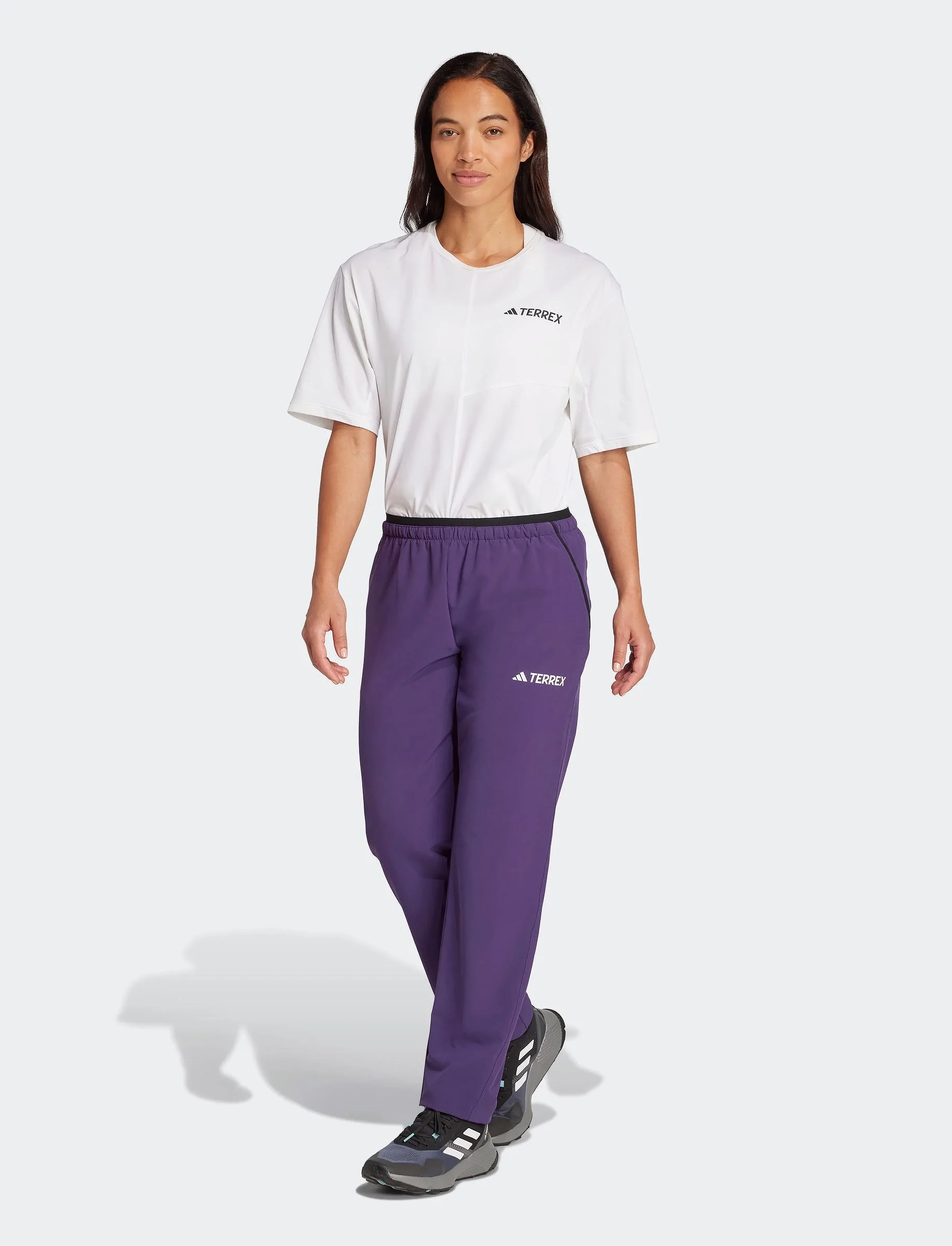 adidas Terrex - W MT LITEFLEX P - outdoor pants - aurplu - 2