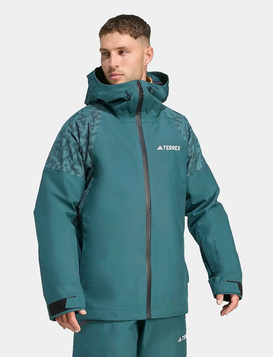 adidas Terrex - XPR HYB PK JKT - skijacken - aurivy/pretea - 0