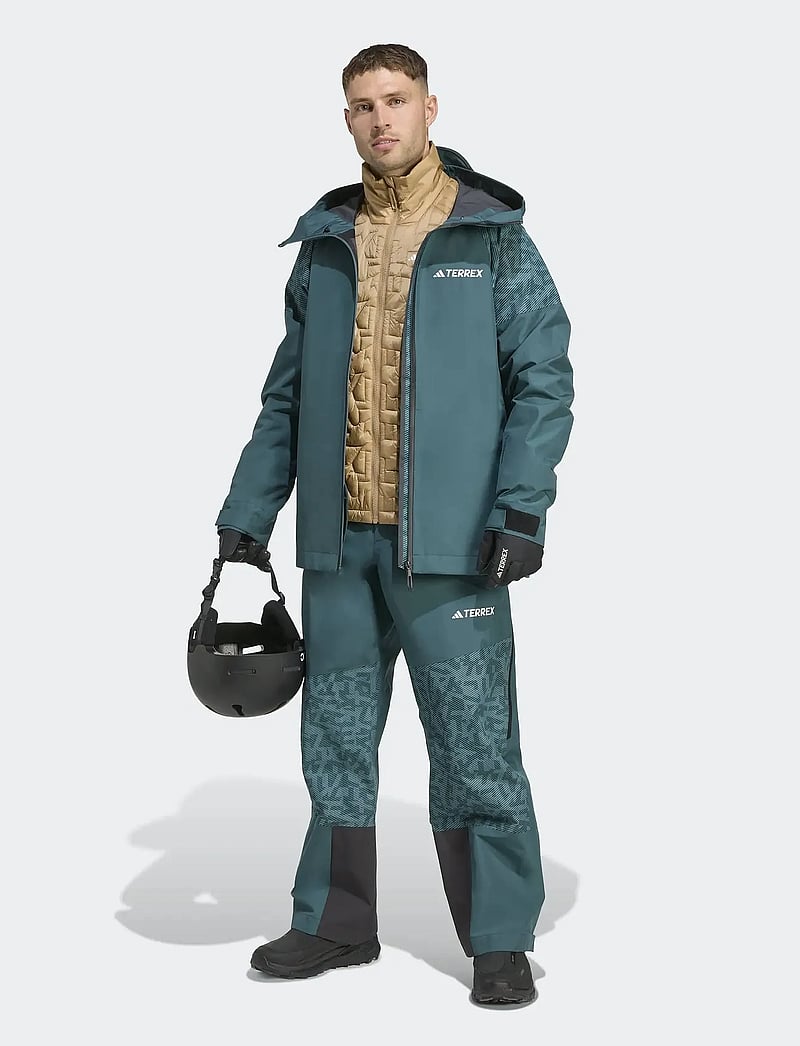 adidas Terrex - XPR HYB PK JKT - suusajoped - aurivy/pretea - 4