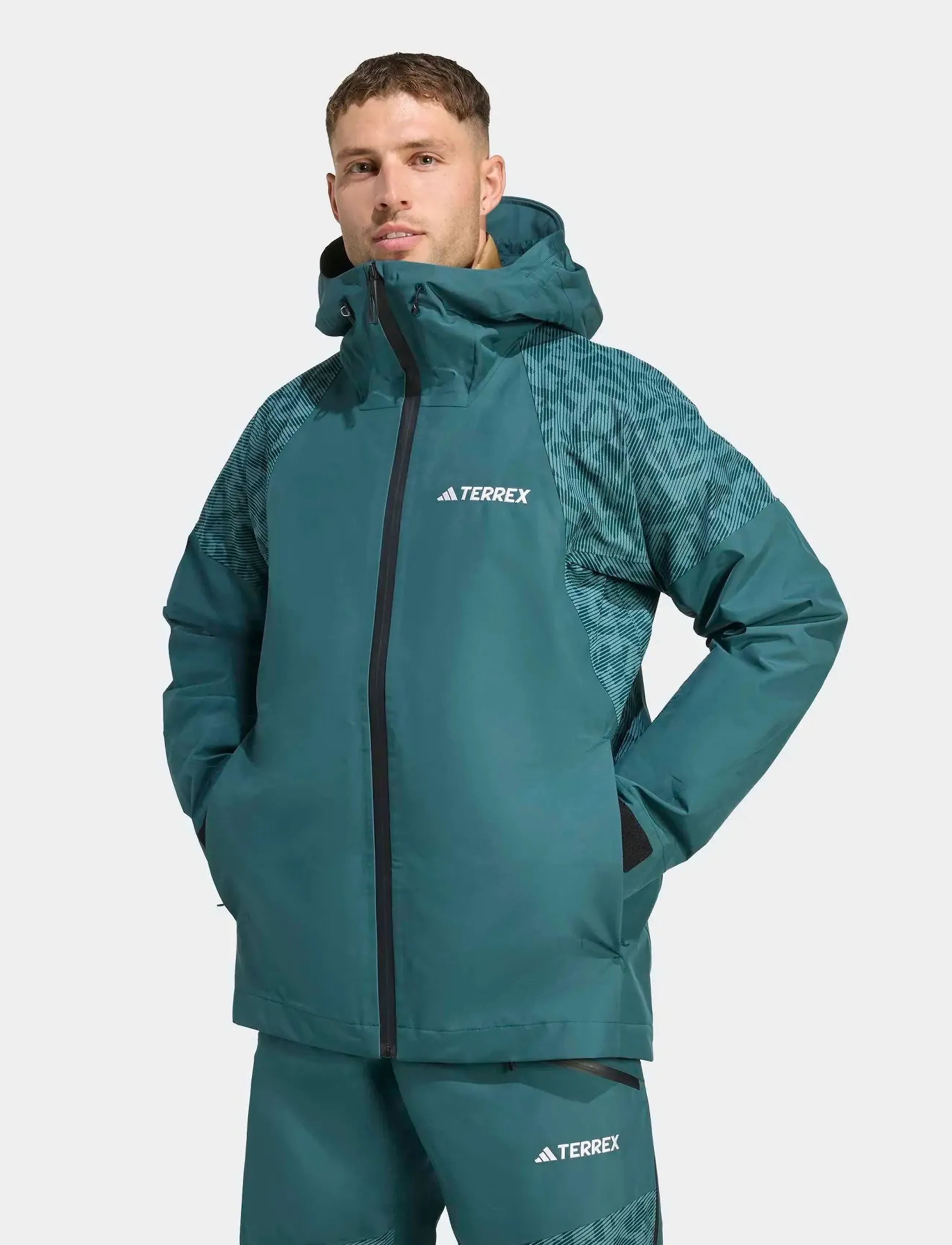 adidas Terrex XPR HYB PK JKT - Tänavastiil - AURIVY/PRETEA / blue