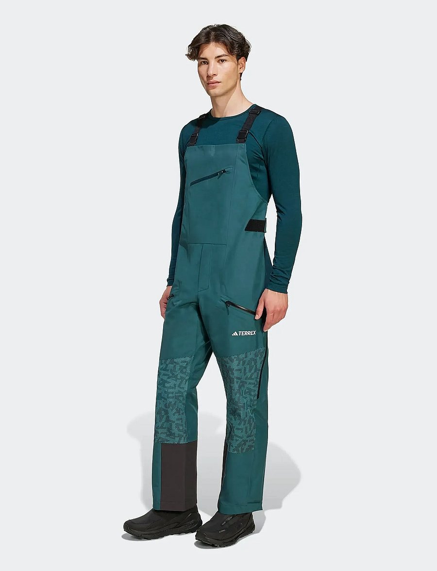 adidas Terrex - XPR PK BIB P - slēpošanas bikses - aurivy/pretea - 0
