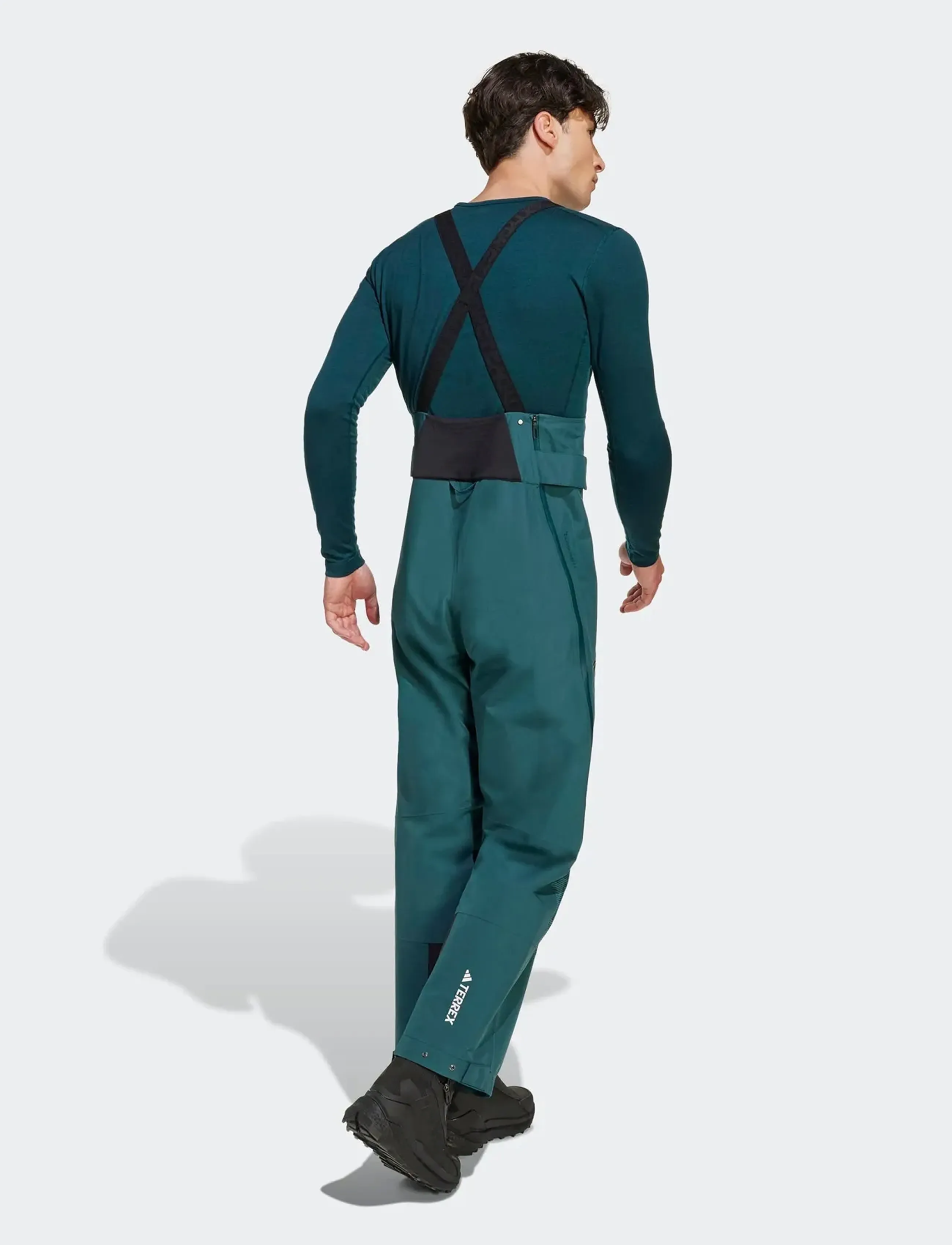 adidas Terrex - XPR PK BIB P - slēpošanas bikses - aurivy/pretea - 4