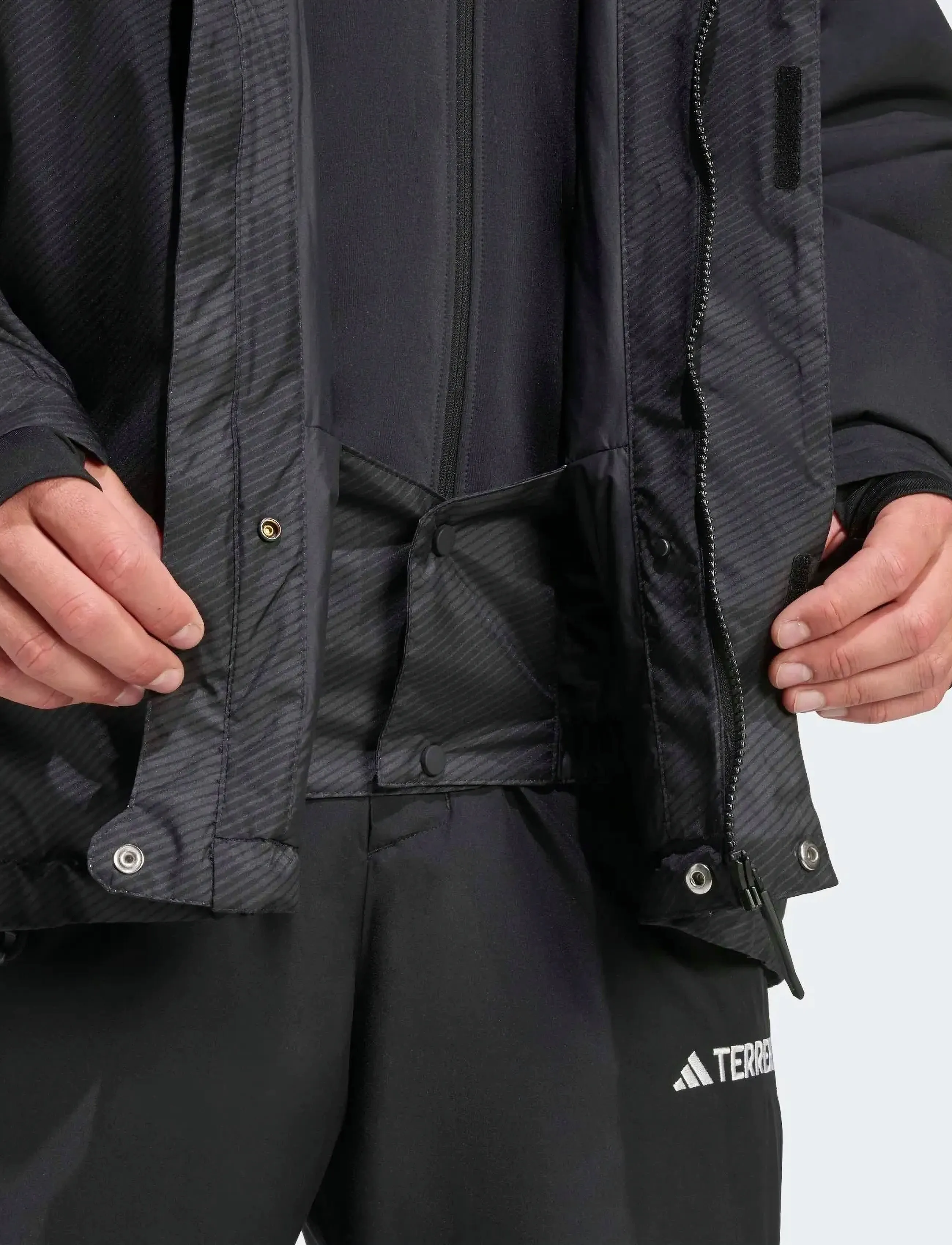 adidas Terrex - MT 2L INSUL JKT - skidjackor - black/carbon - 3