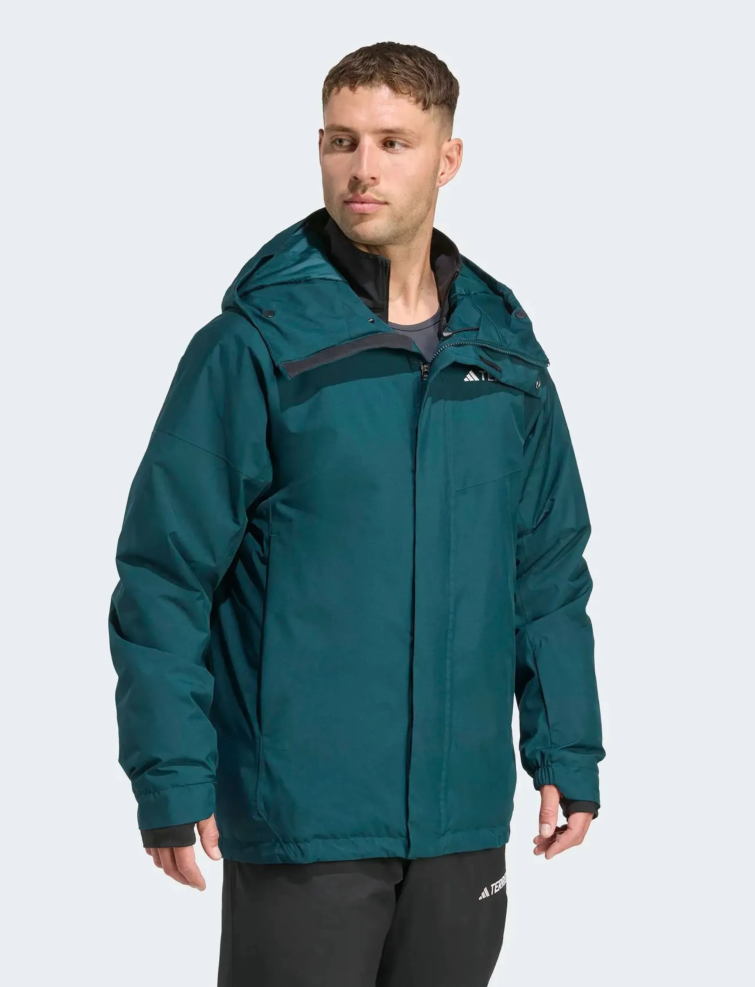 adidas Terrex - MT 2L INSUL JKT - slidinėjimo striukės - aurivy - 4