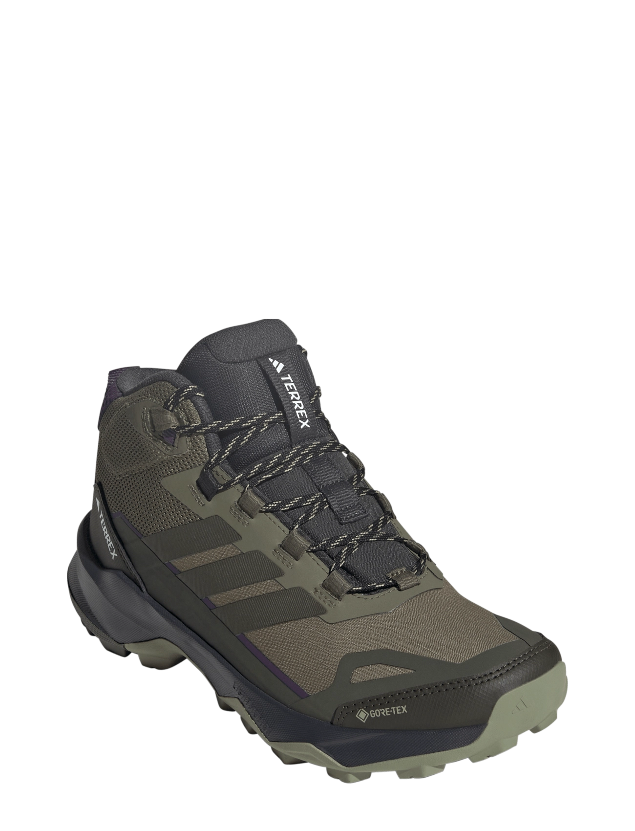 adidas Terrex TERREX SKYCHASER AX5 MID GTX W - Baskets - OLISTR/NGTCAR/AURPLU / khaki/green