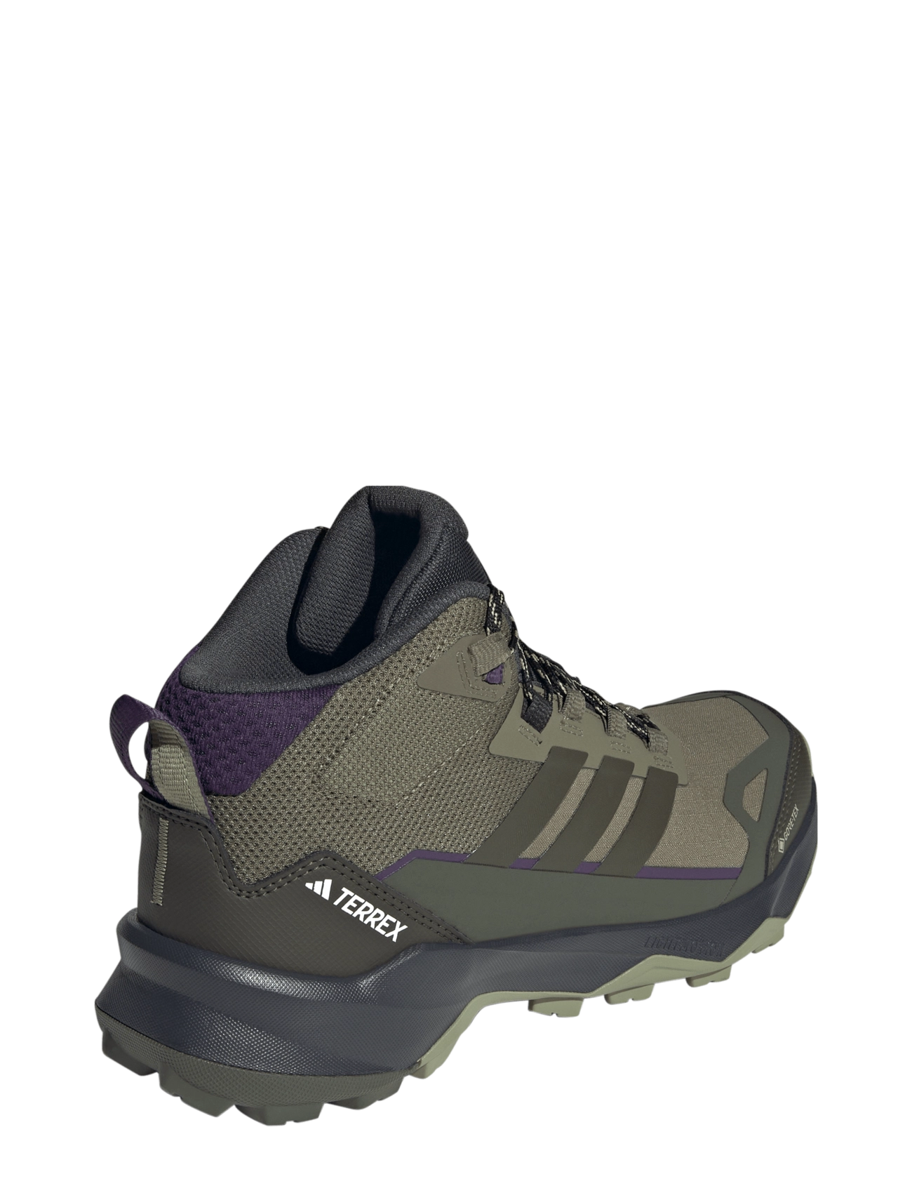 adidas Terrex - TERREX SKYCHASER AX5 MID GTX W - niedrige sneakers - olistr/ngtcar/aurplu - 3
