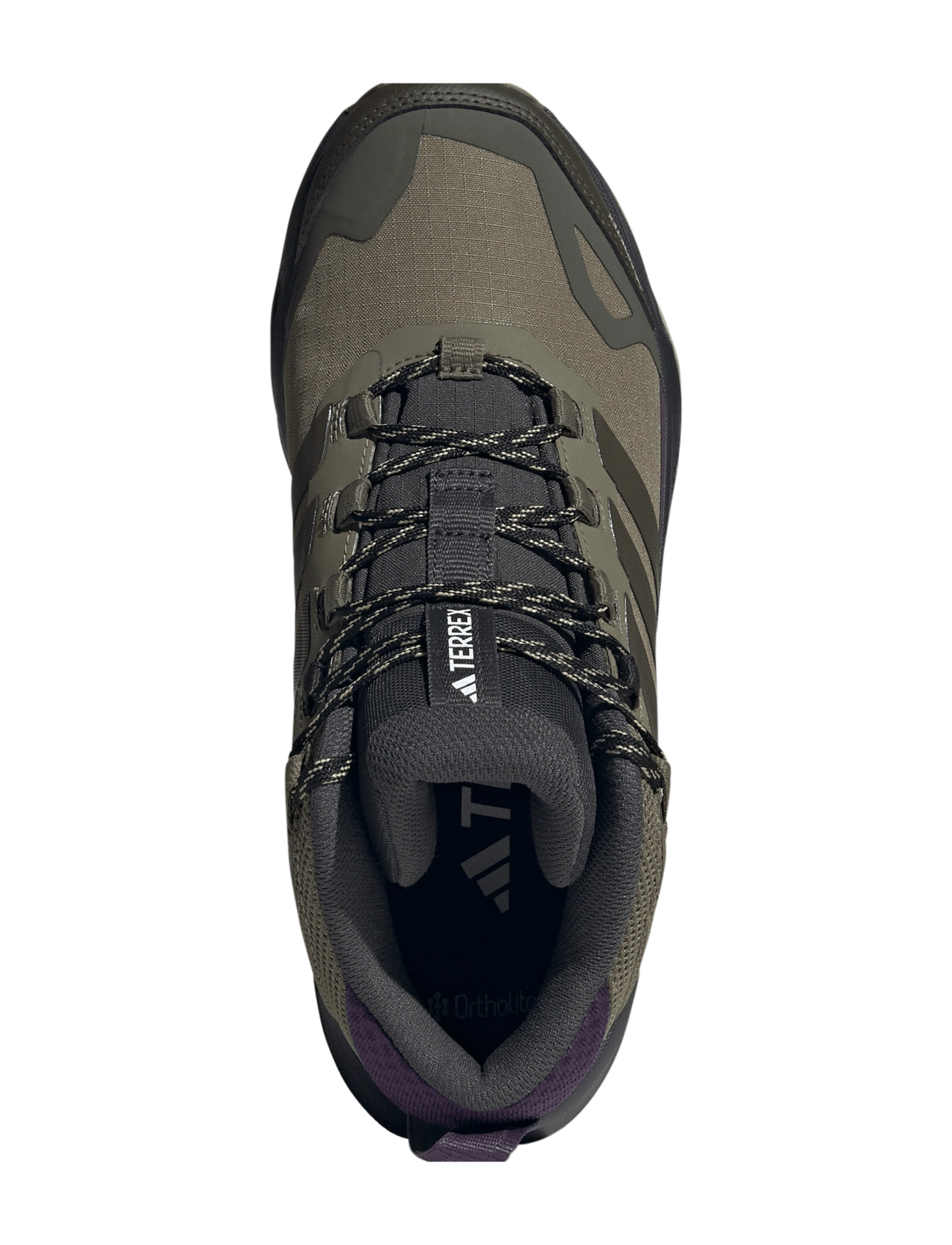 adidas Terrex - TERREX SKYCHASER AX5 MID GTX W - niedrige sneakers - olistr/ngtcar/aurplu - 4