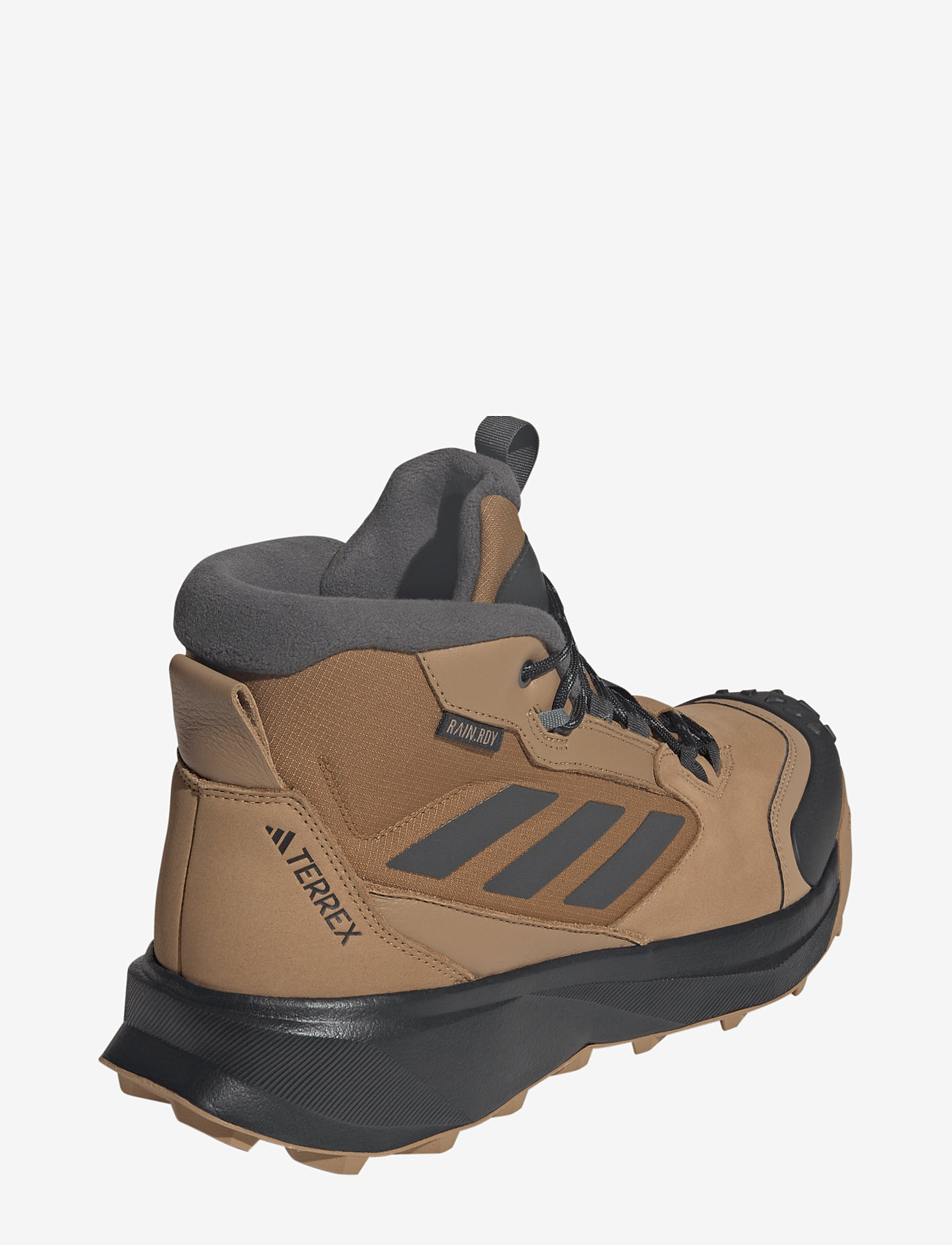 adidas Terrex - TERREX WINTER BOOT MID LEATHER - vandresko - cardbo/carbon/brostr - 3
