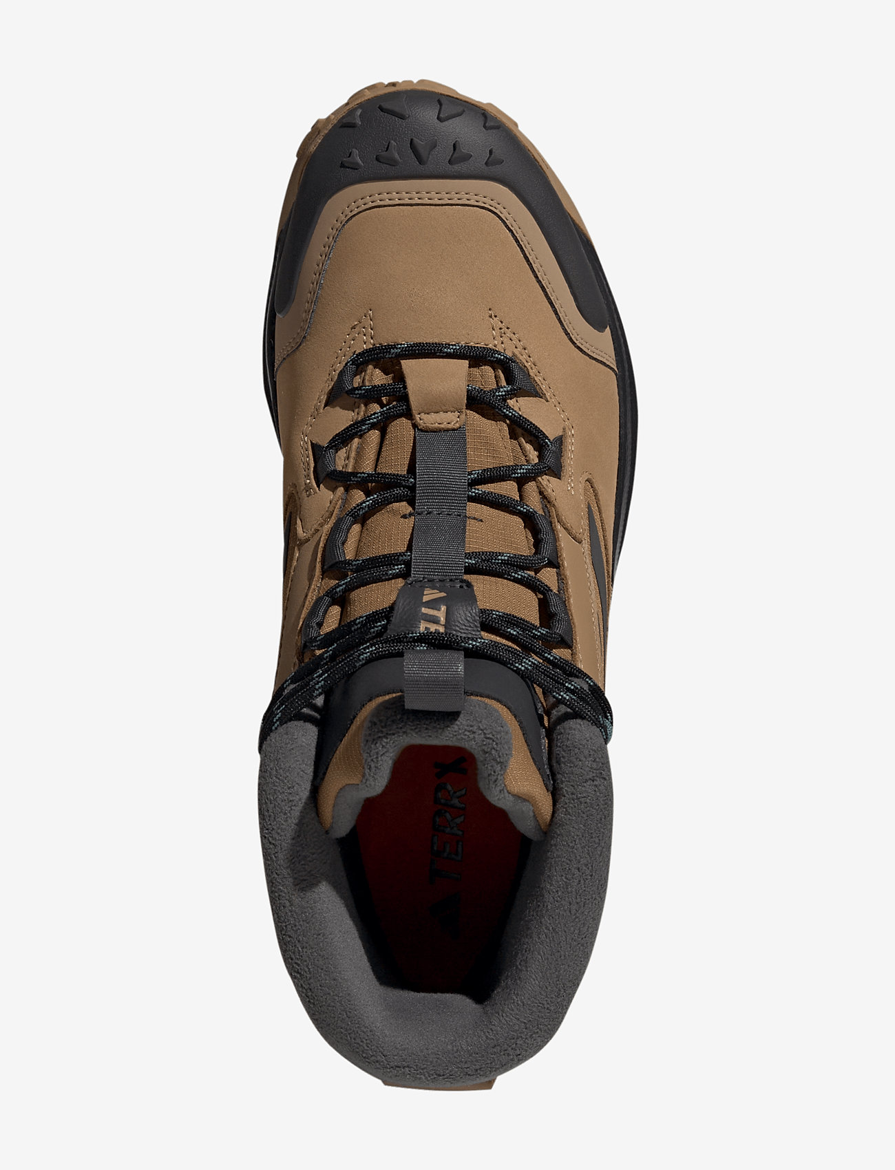 adidas Terrex - TERREX WINTER BOOT MID LEATHER - vandresko - cardbo/carbon/brostr - 4