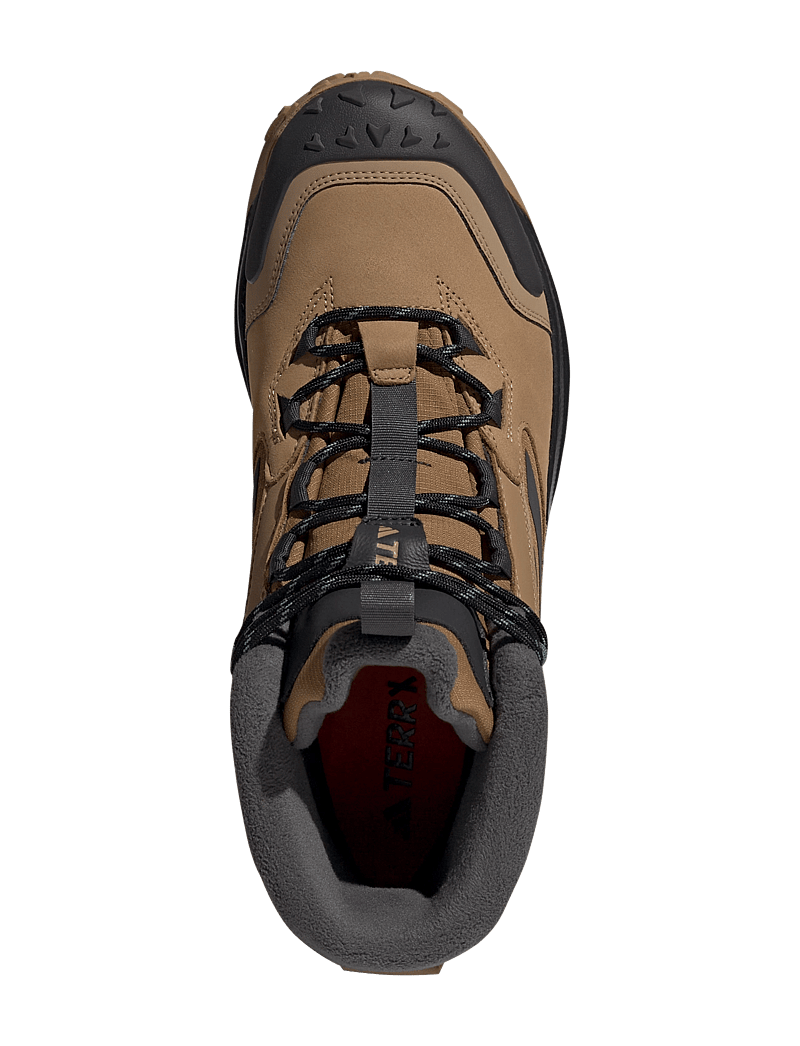 adidas Terrex - TERREX WINTER BOOT MID LEATHER - wanderschuhe - cardbo/carbon/brostr - 4