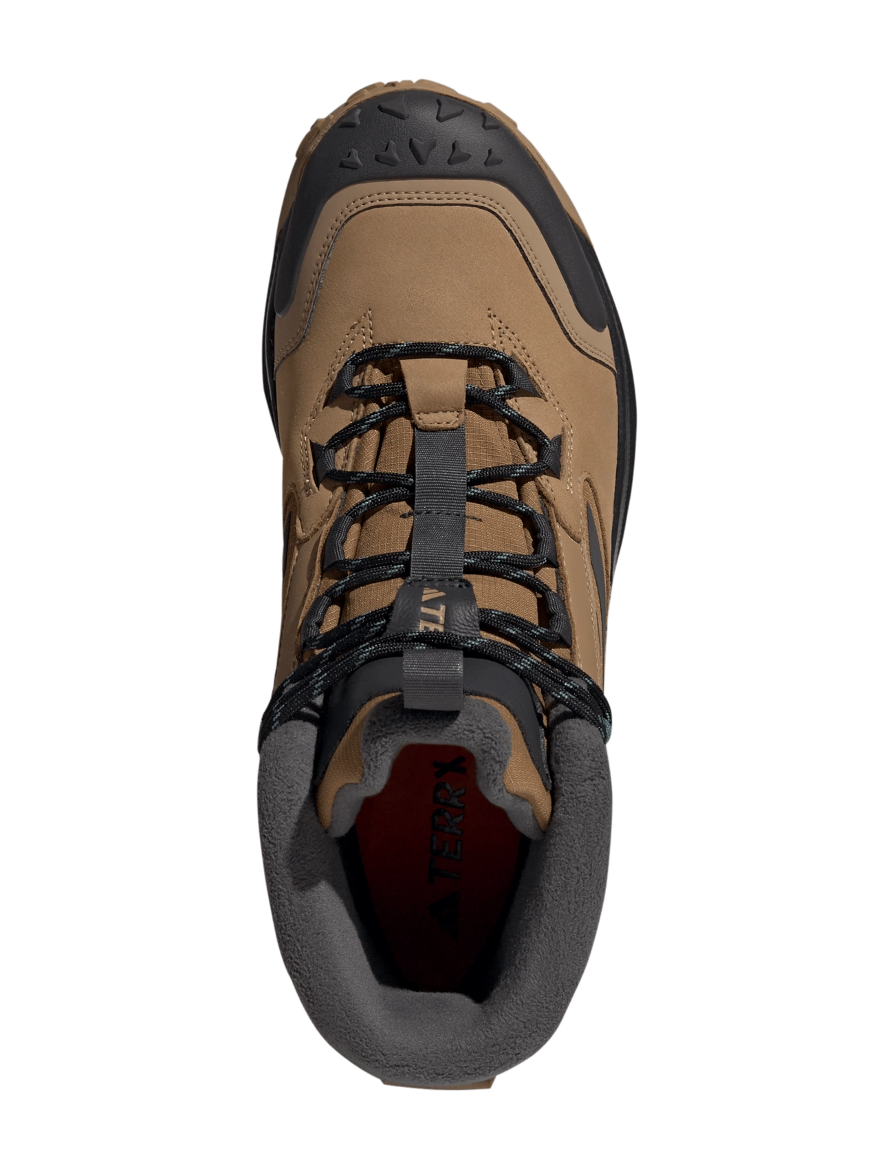 adidas Terrex - TERREX WINTER BOOT MID LEATHER - hiking shoes - cardbo/carbon/brostr - 4