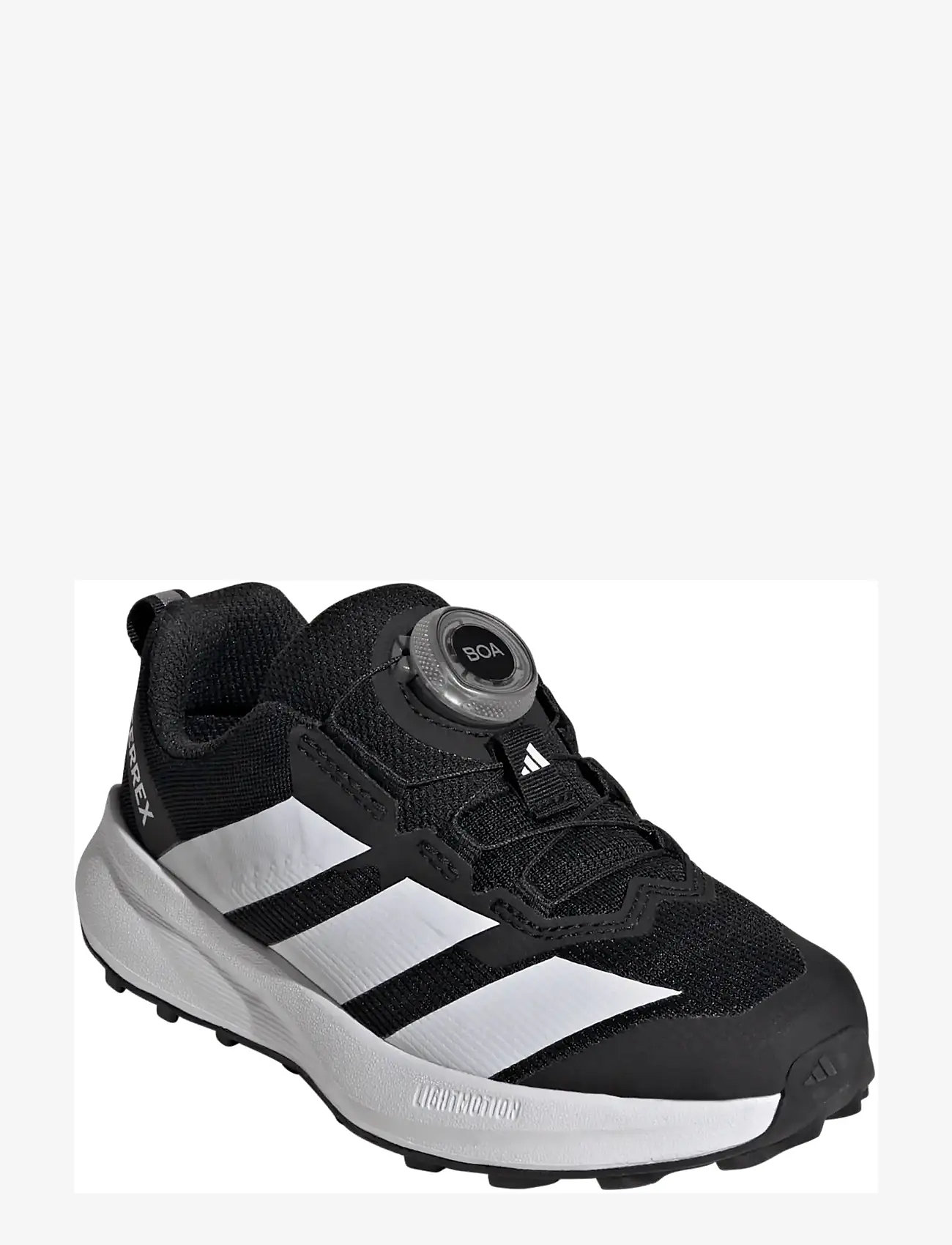 adidas Terrex - TERREX AGRAVIC BOA K - running shoes - cblack/ftwwht/seimor - 0