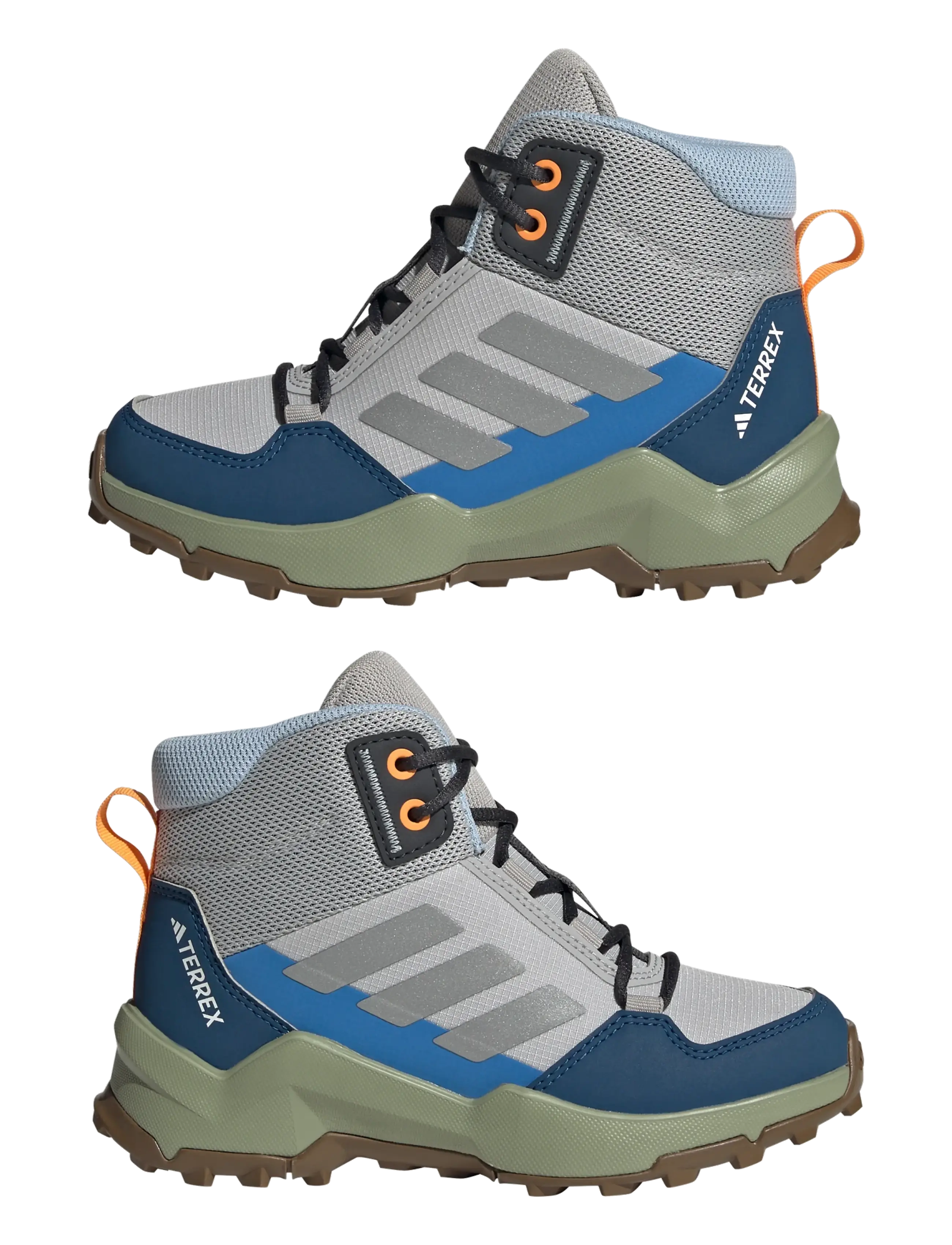 adidas Terrex - TERREX AX4R MID K - vandringsskor - gretwo/refsil/globlu - 5