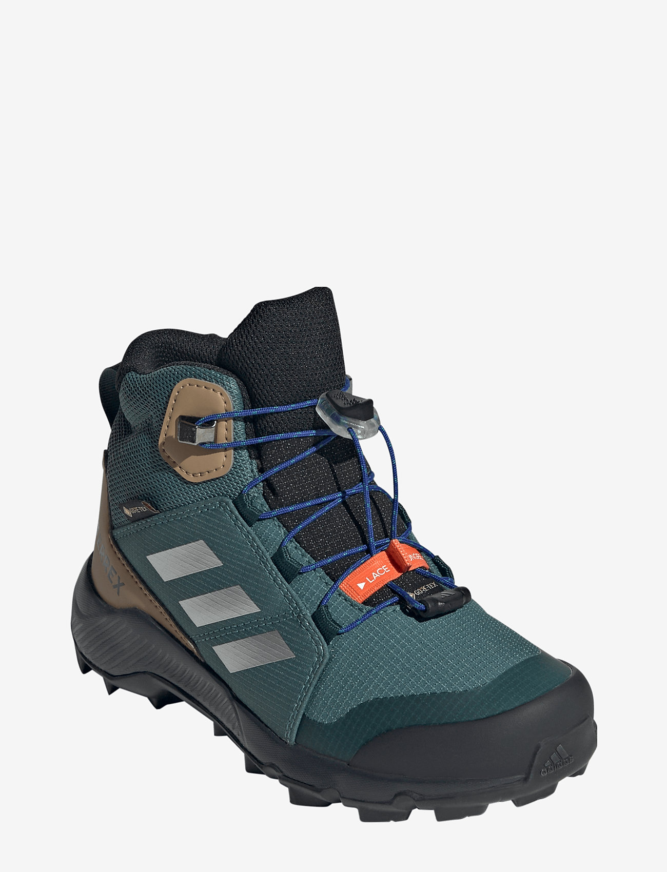 adidas Terrex - TERREX MID GTX K - matka- ja kõndimisjalatsid - pretea/silvmt/selubl - 0