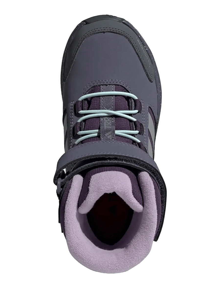 adidas Terrex - TERREX TRAILMAKER 2 CW+ K - wanderschuhe - aurplu/msilve/seflaq - 4