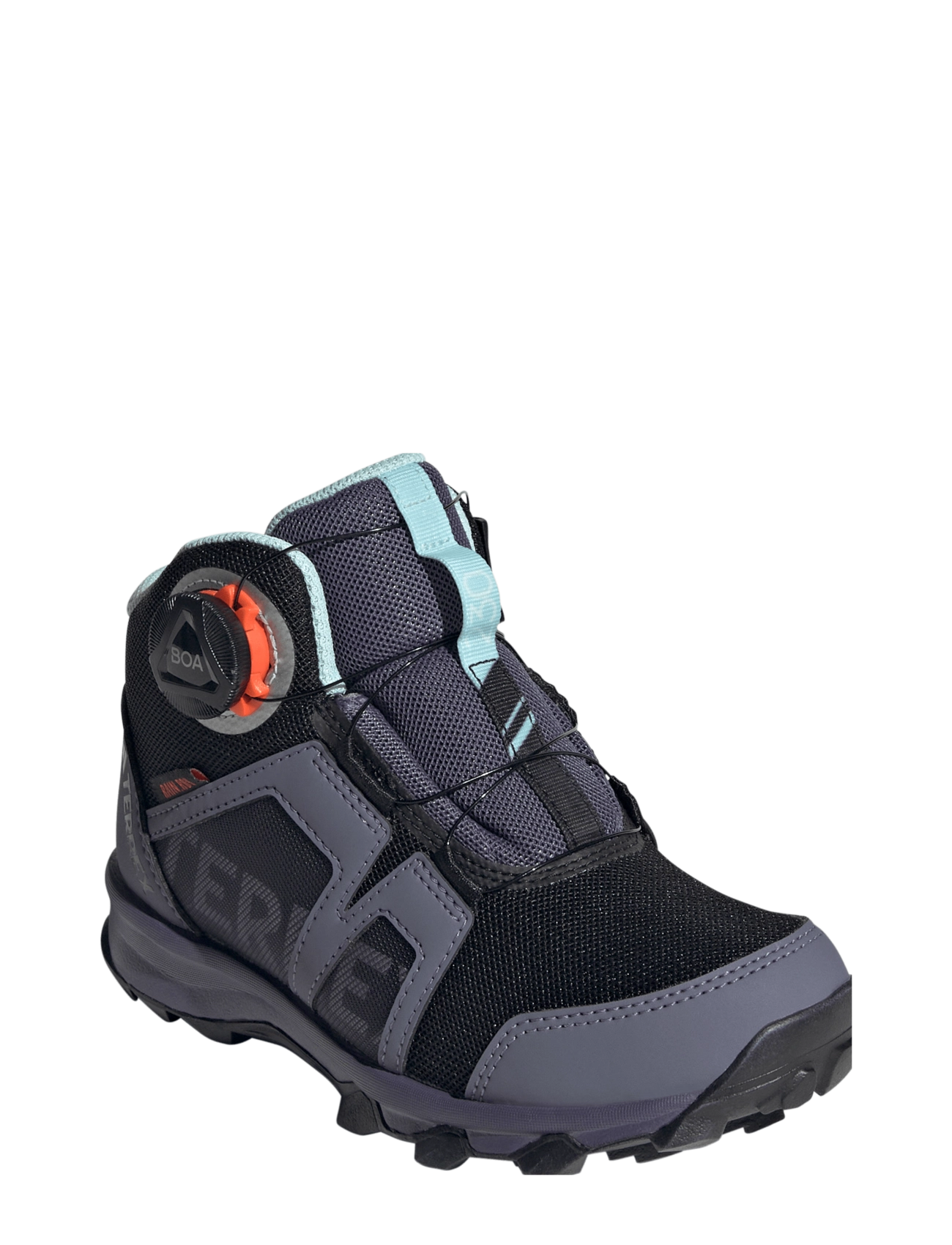 adidas Terrex - TERREX BOA MID R.RDY K - tursko - cblack/ftwwht/previo - 0