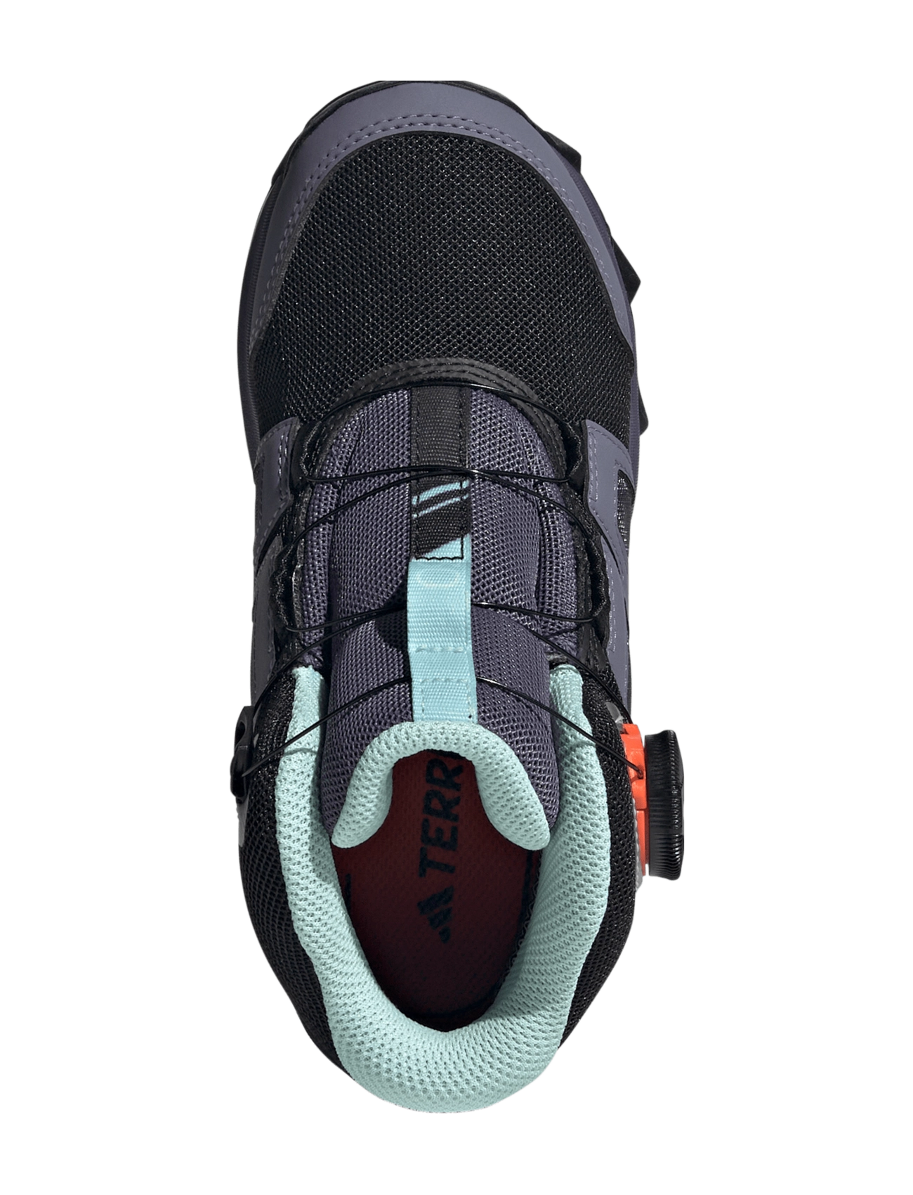 adidas Terrex - TERREX BOA MID R.RDY K - tursko - cblack/ftwwht/previo - 4