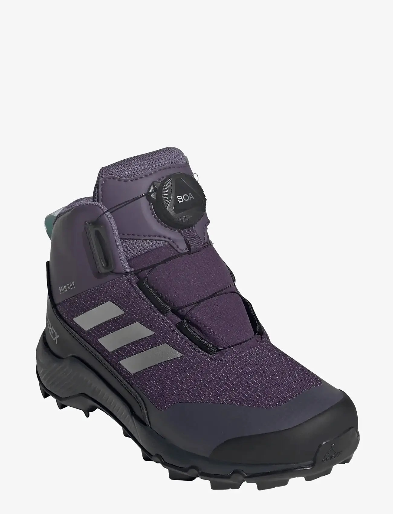 adidas Terrex - TERREX WINTER MID BOA R.RDY K - matka- ja kõndimisjalatsid - aurplu/msilve/cblack - 0