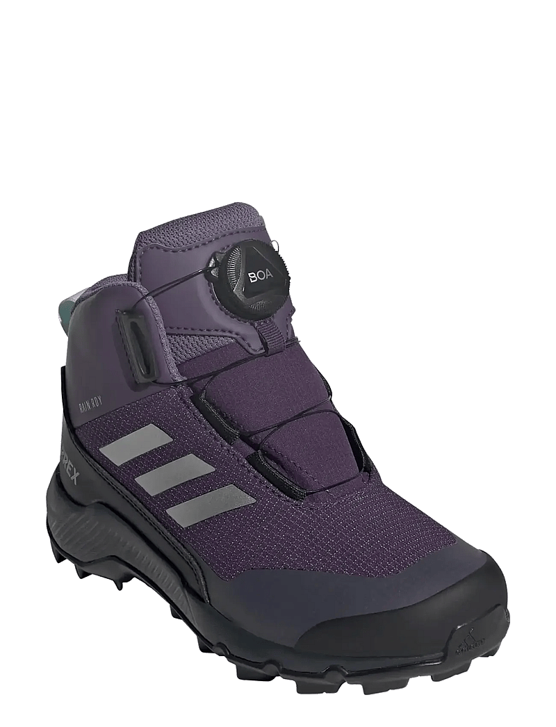 adidas Terrex - TERREX WINTER MID BOA R.RDY K - matka- ja kõndimisjalatsid - aurplu/msilve/cblack - 0