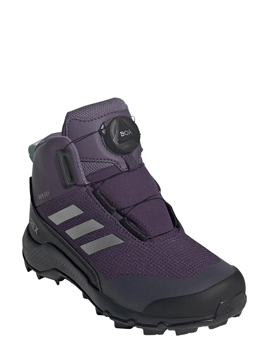 adidas Terrex - TERREX WINTER MID BOA R.RDY K - tursko - aurplu/msilve/cblack - 0