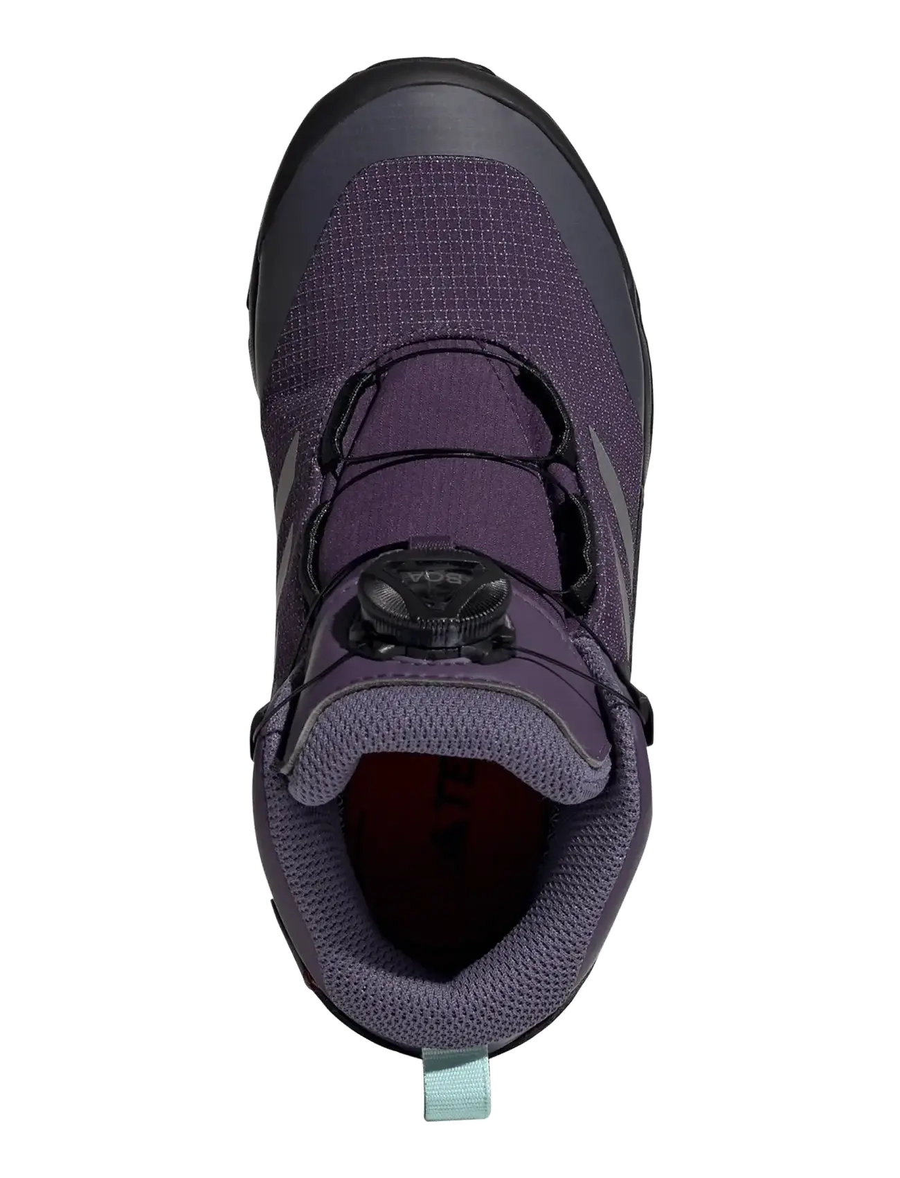 adidas Terrex - TERREX WINTER MID BOA R.RDY K - tursko - aurplu/msilve/cblack - 4