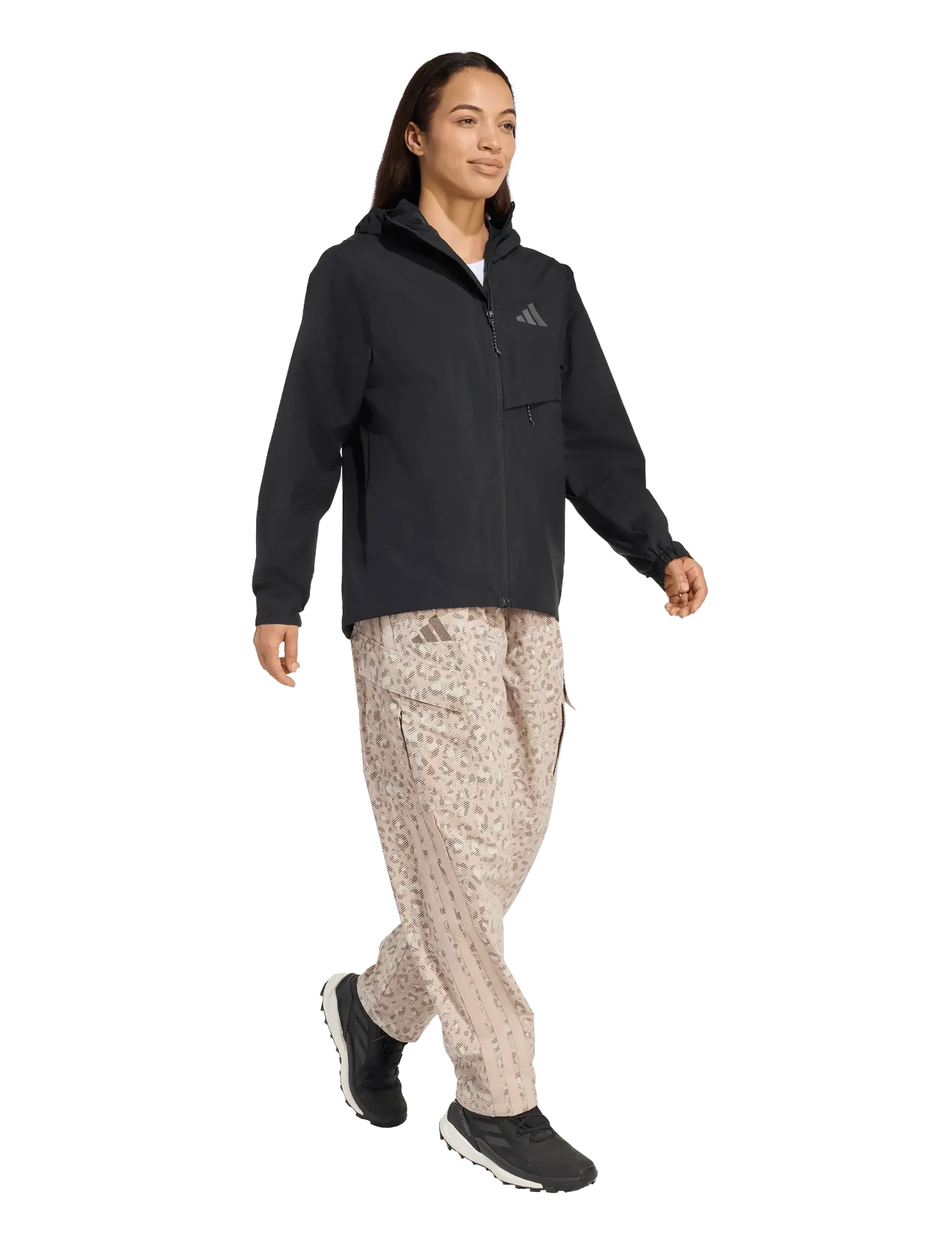 adidas Terrex W MT 2L RAIN J - Kleding - BLACK / black