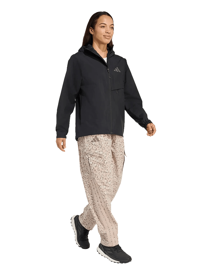 adidas Terrex - W MT 2L RAIN J - rain coats - black - 0