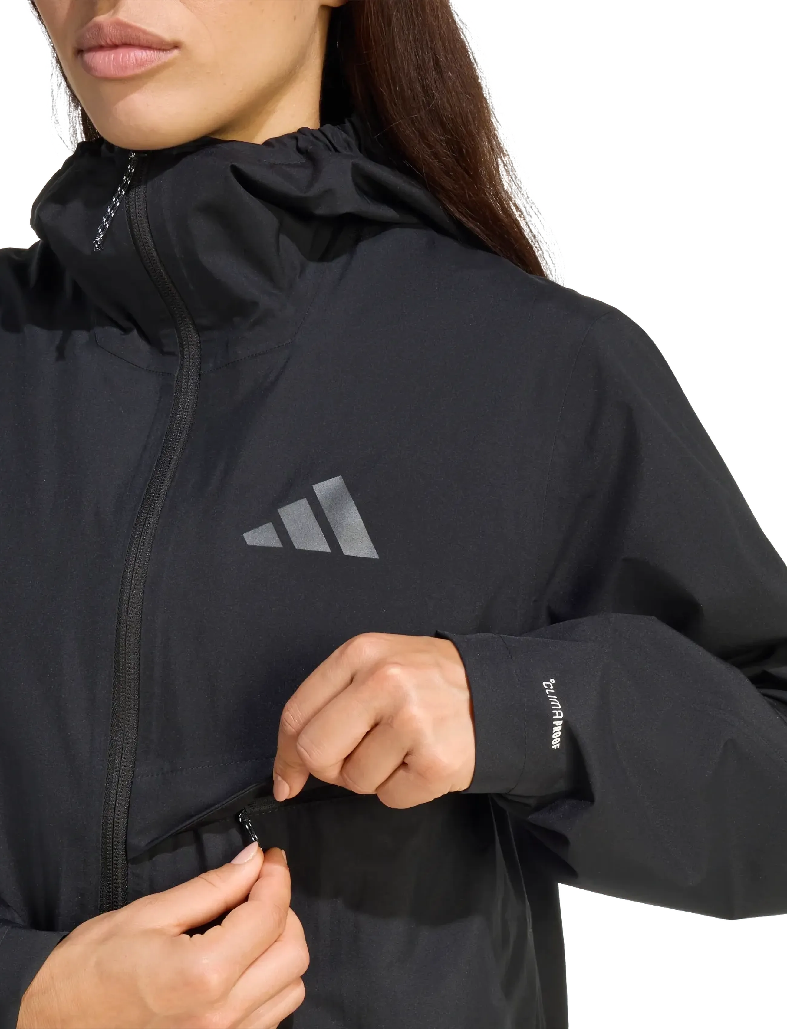 adidas Terrex - W MT 2L RAIN J - outdoor - black - 3