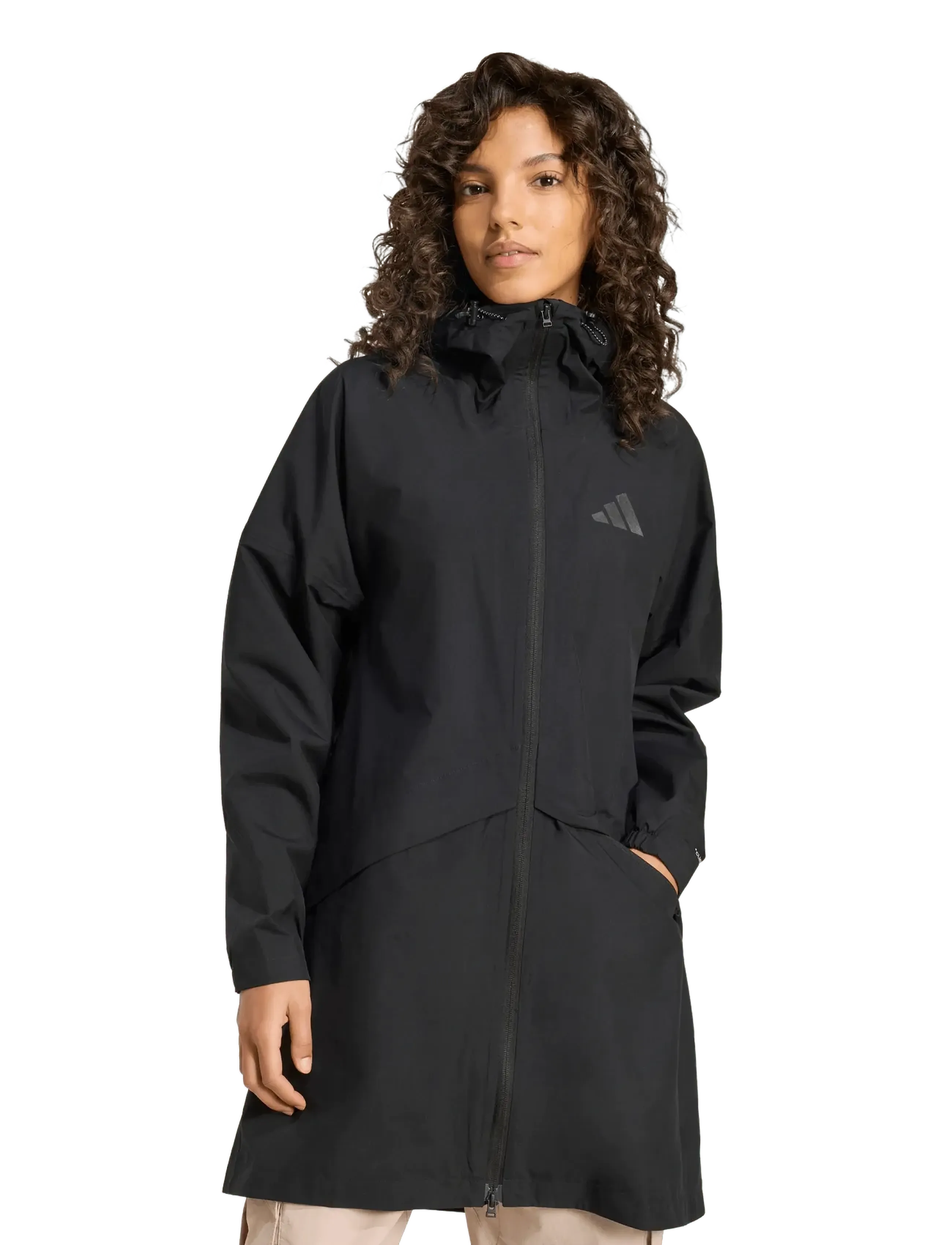 adidas Terrex - W MT 2L R PARK - friluftsjackor - black - 3